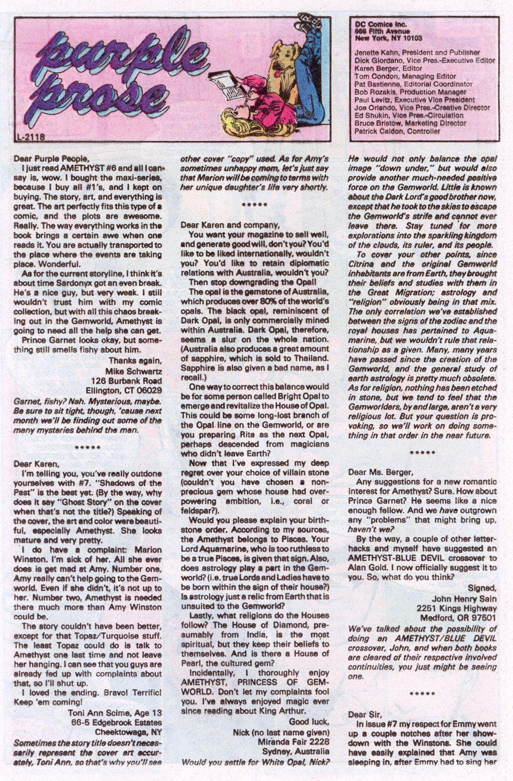 Read online Amethyst (1985) comic -  Issue #10 - 32
