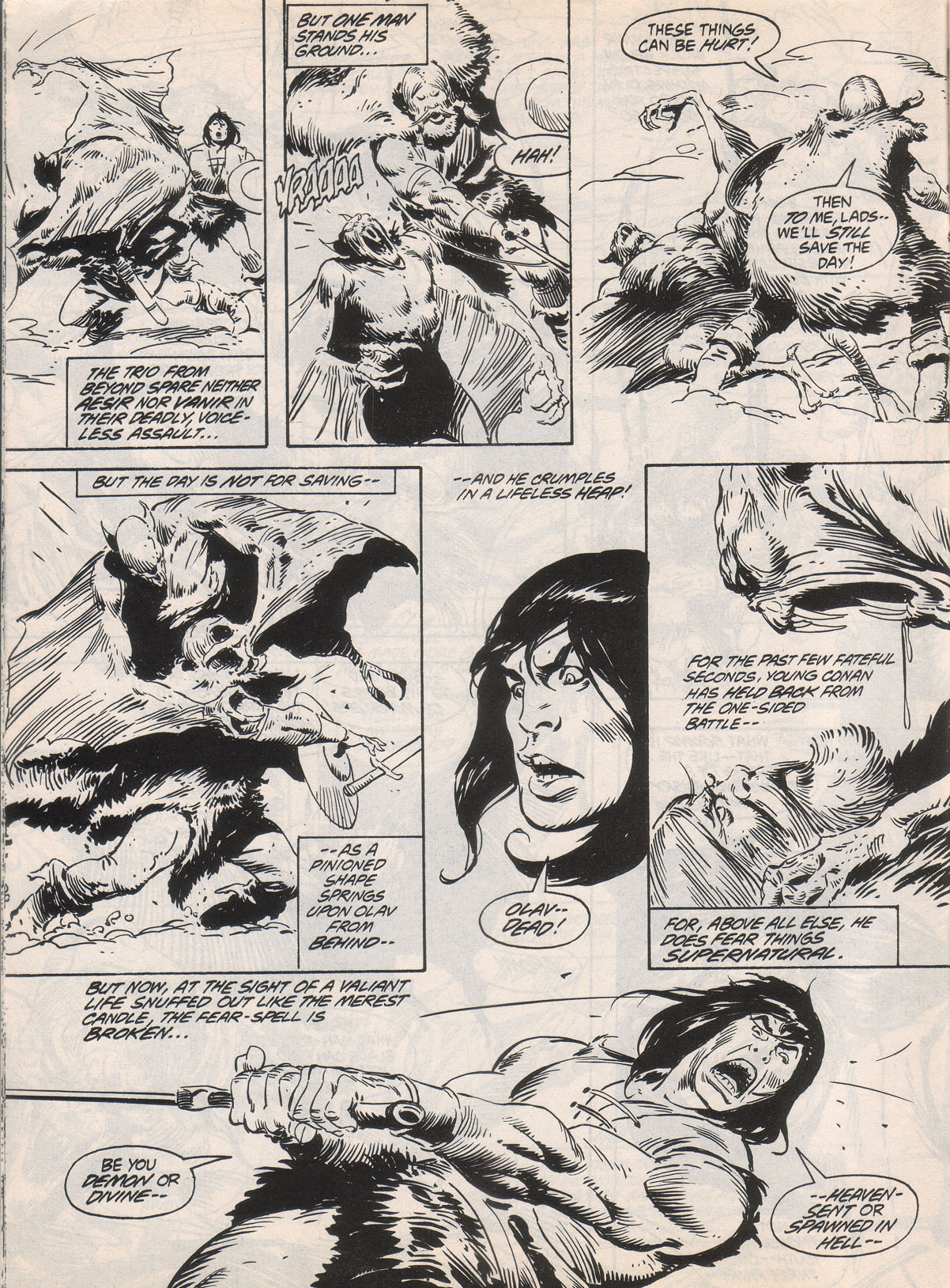 Read online The Savage Sword Of Conan comic -  Issue #222 - 11