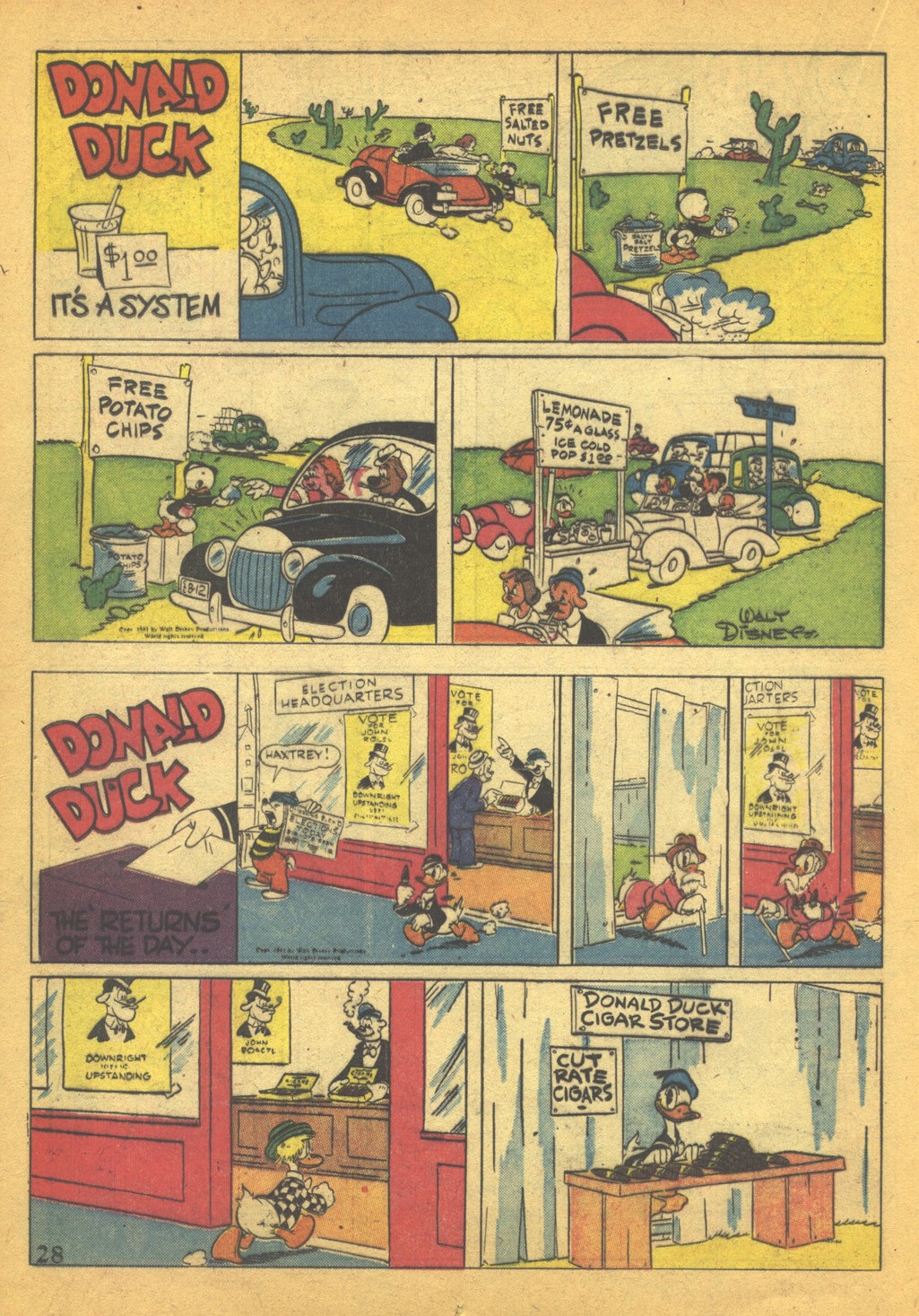 Read online Walt Disney's Comics and Stories comic -  Issue #37 - 30