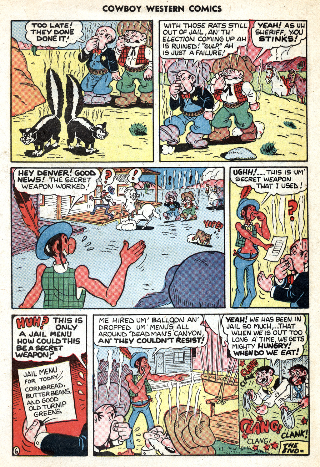 Read online Cowboy Western Comics (1948) comic -  Issue #32 - 17
