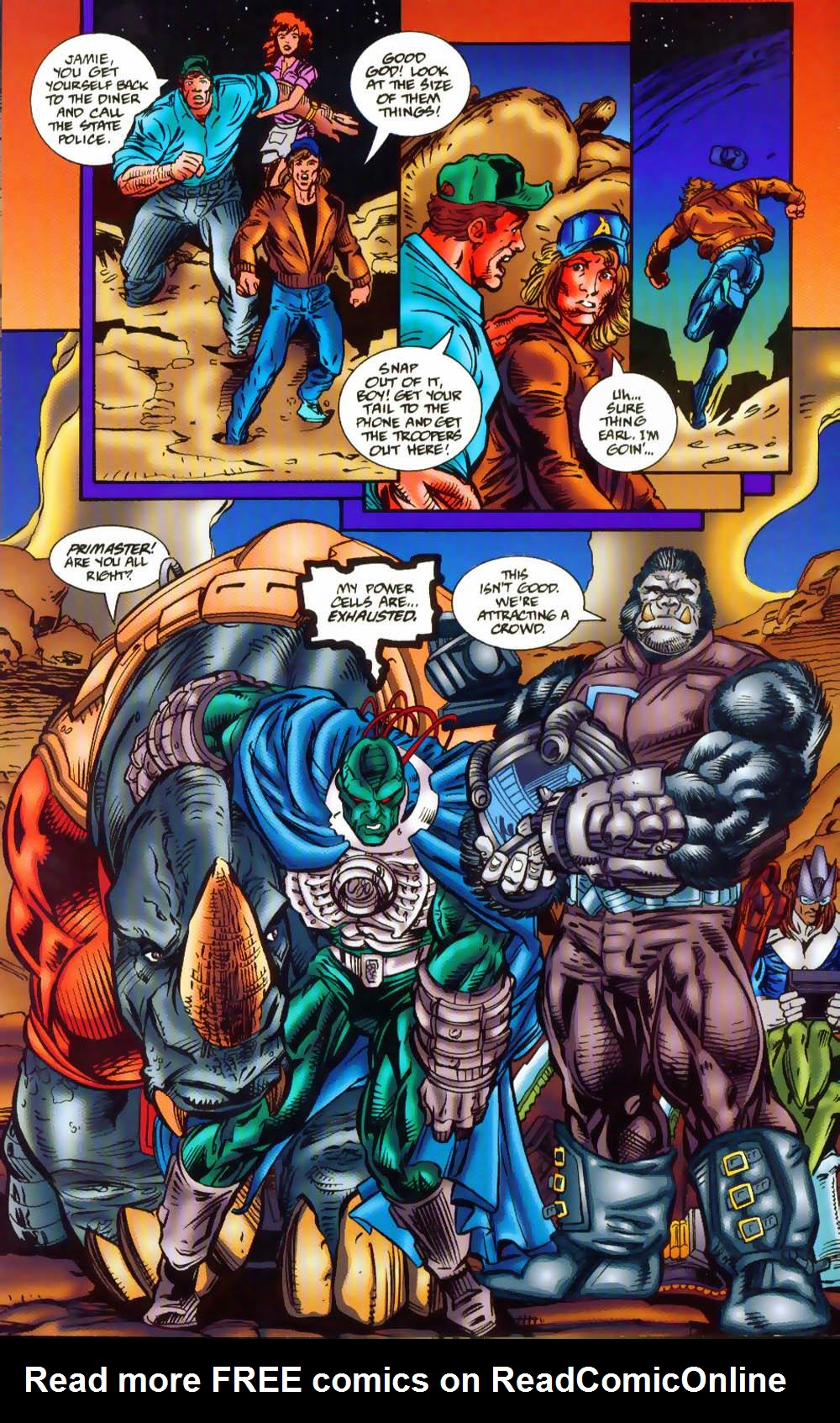 Read online Leonard Nimoy's Primortals (1995) comic -  Issue #10 - 5