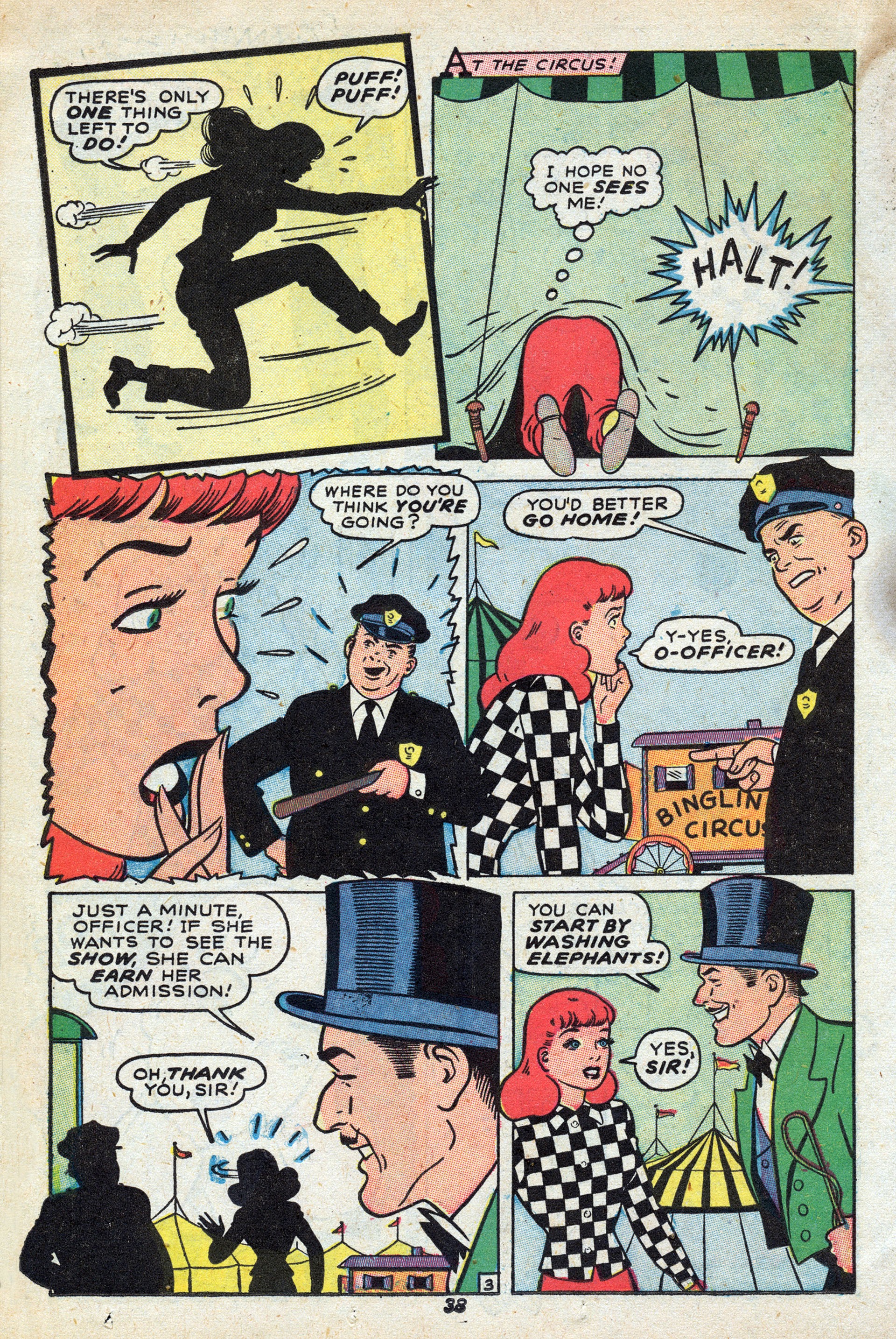 Read online Junior Miss (1947) comic -  Issue #28 - 36