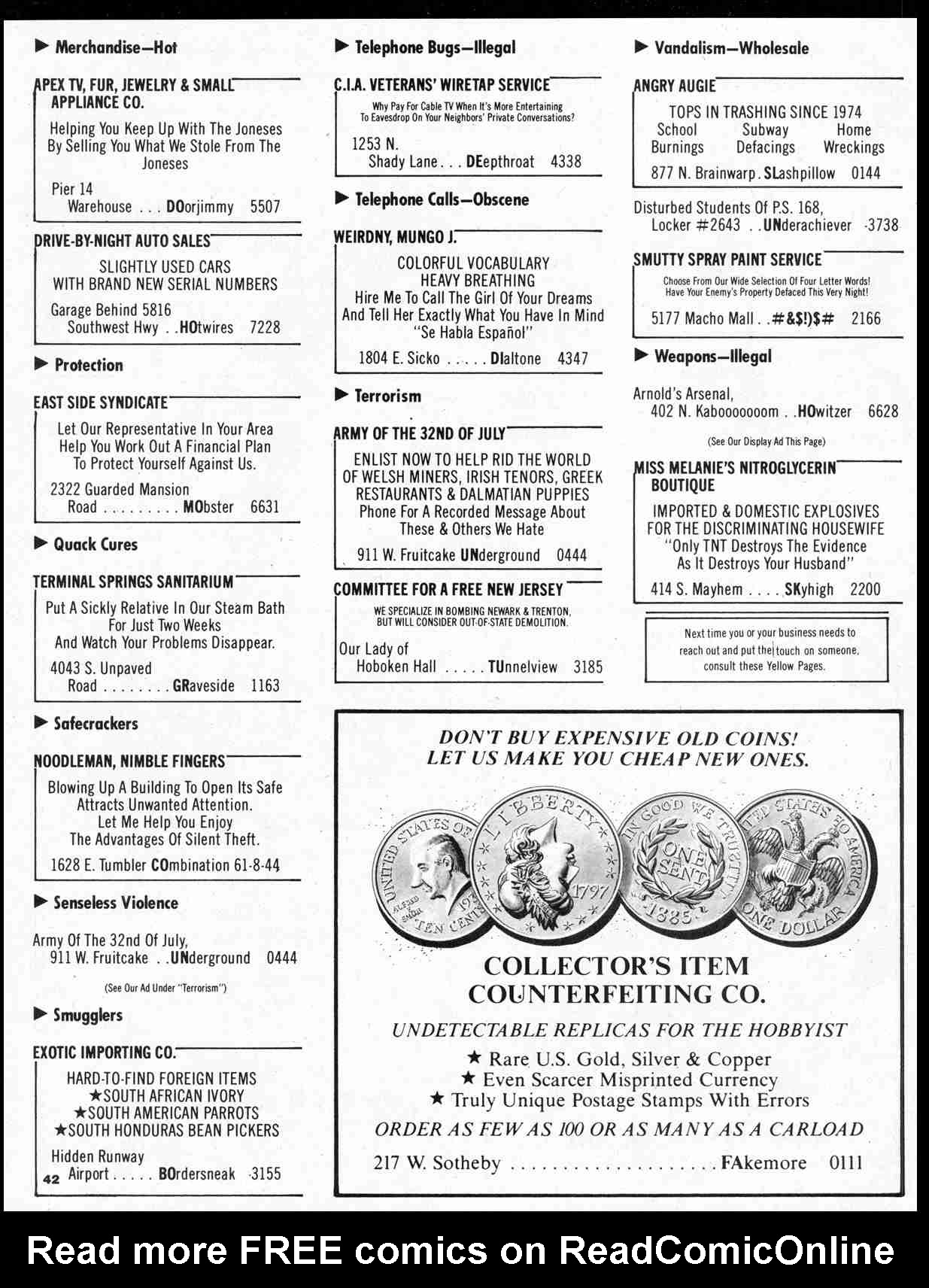 Read online MAD comic -  Issue #251 - 44