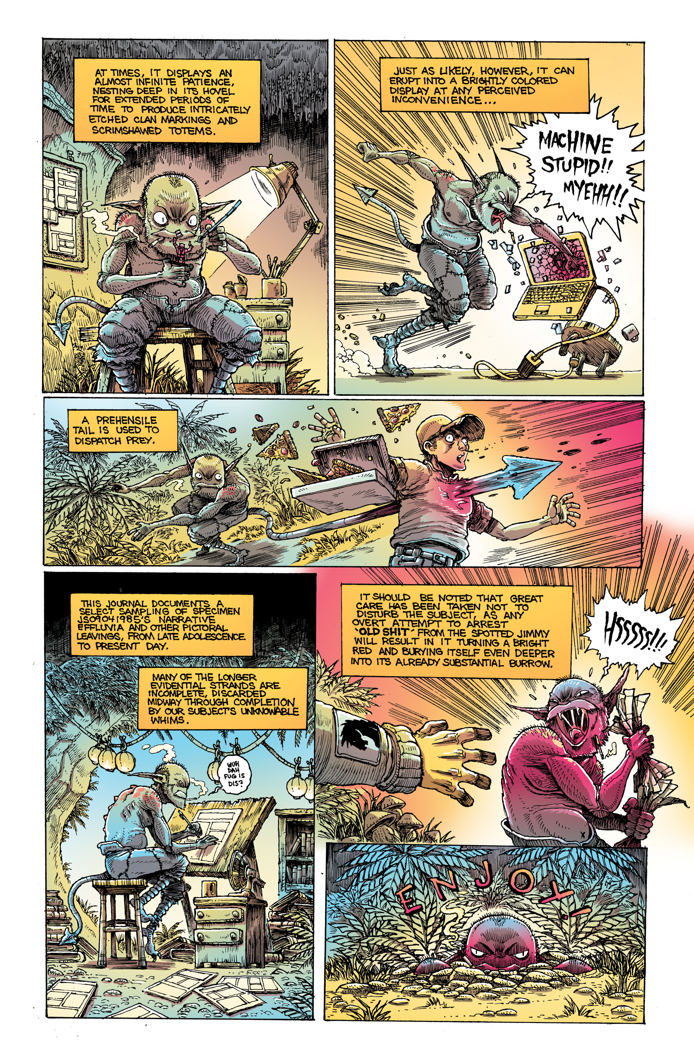 Read online Grunt: The Art and Unpublished Comics of James Stokoe comic -  Issue # TPB (Part 1) - 8