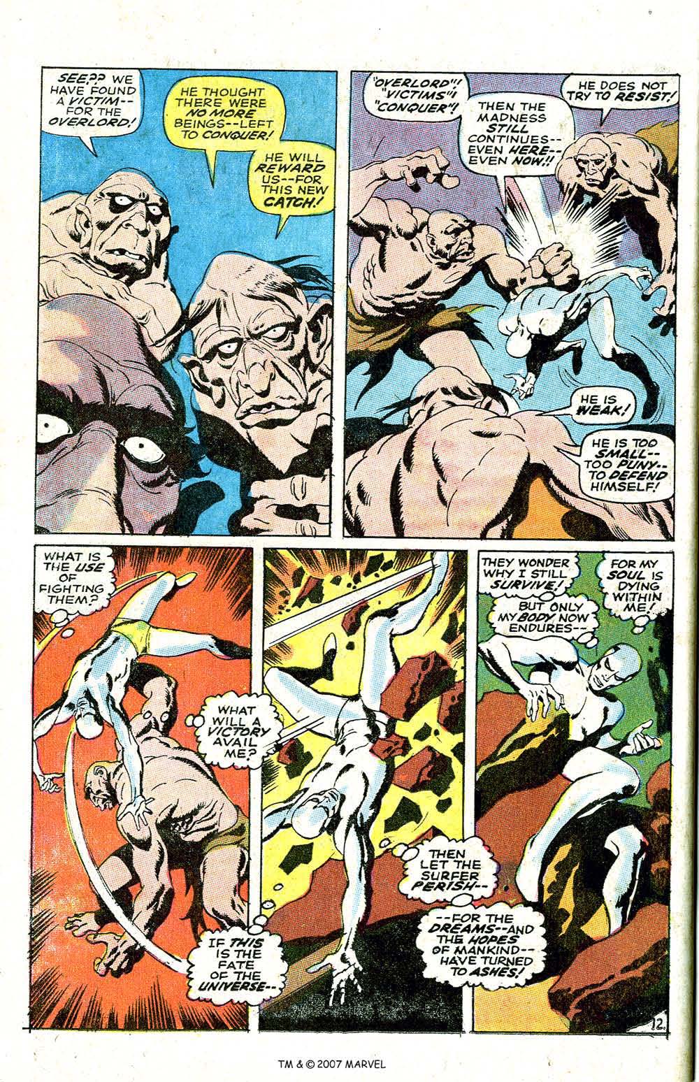Read online Silver Surfer (1968) comic -  Issue #6 - 16