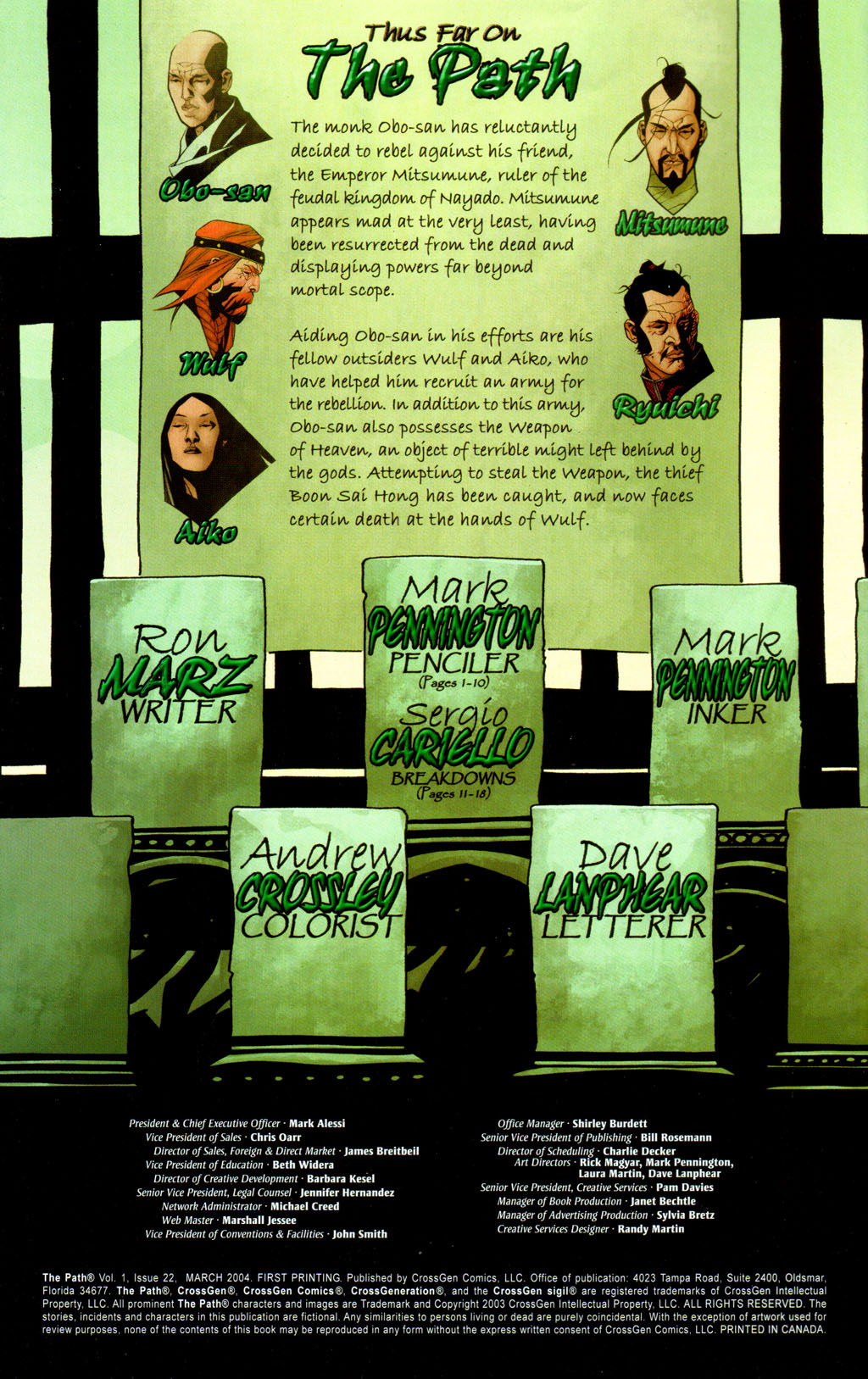 Read online The Path comic -  Issue #22 - 2