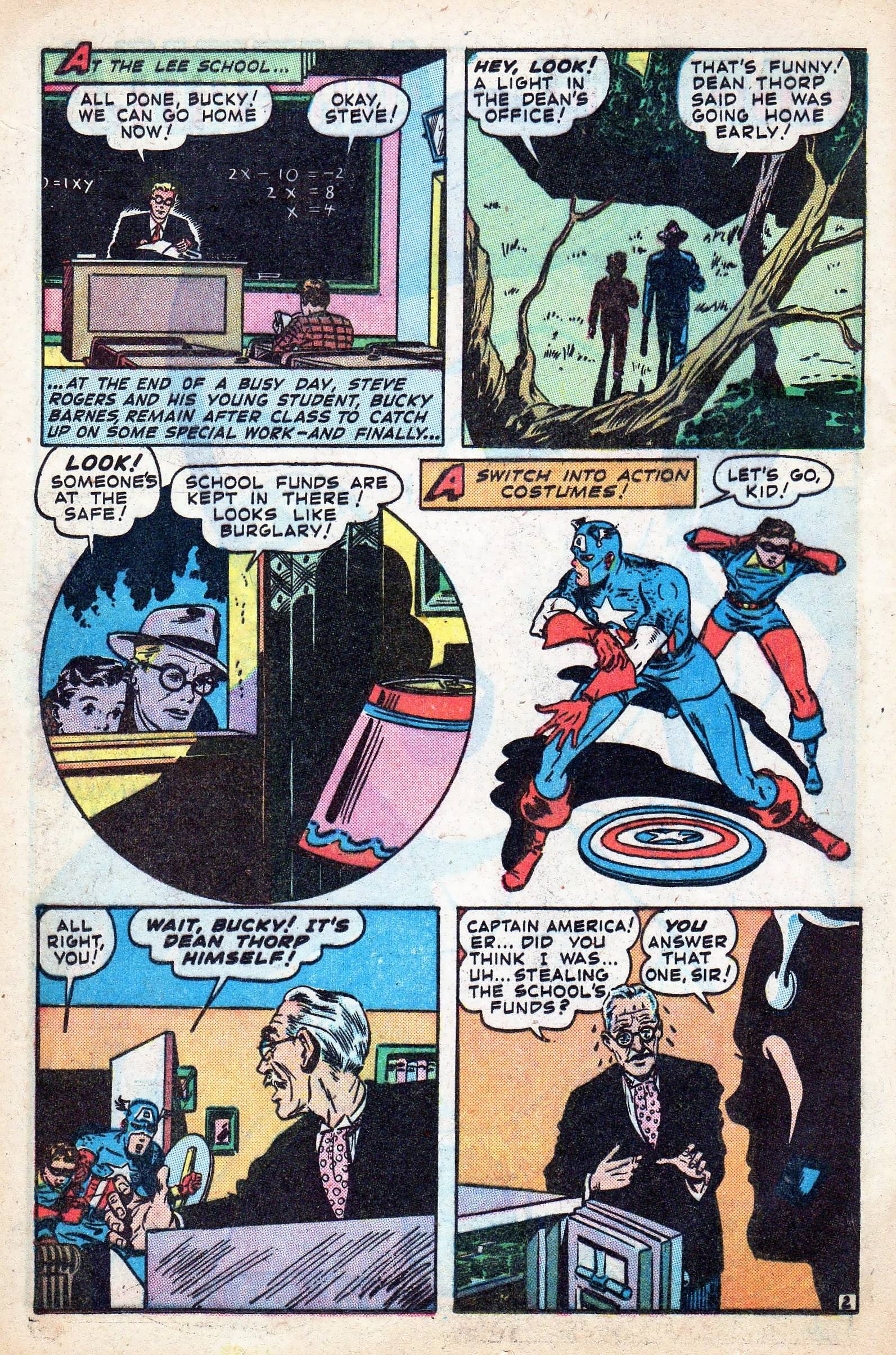 Read online Captain America Comics comic -  Issue #64 - 16