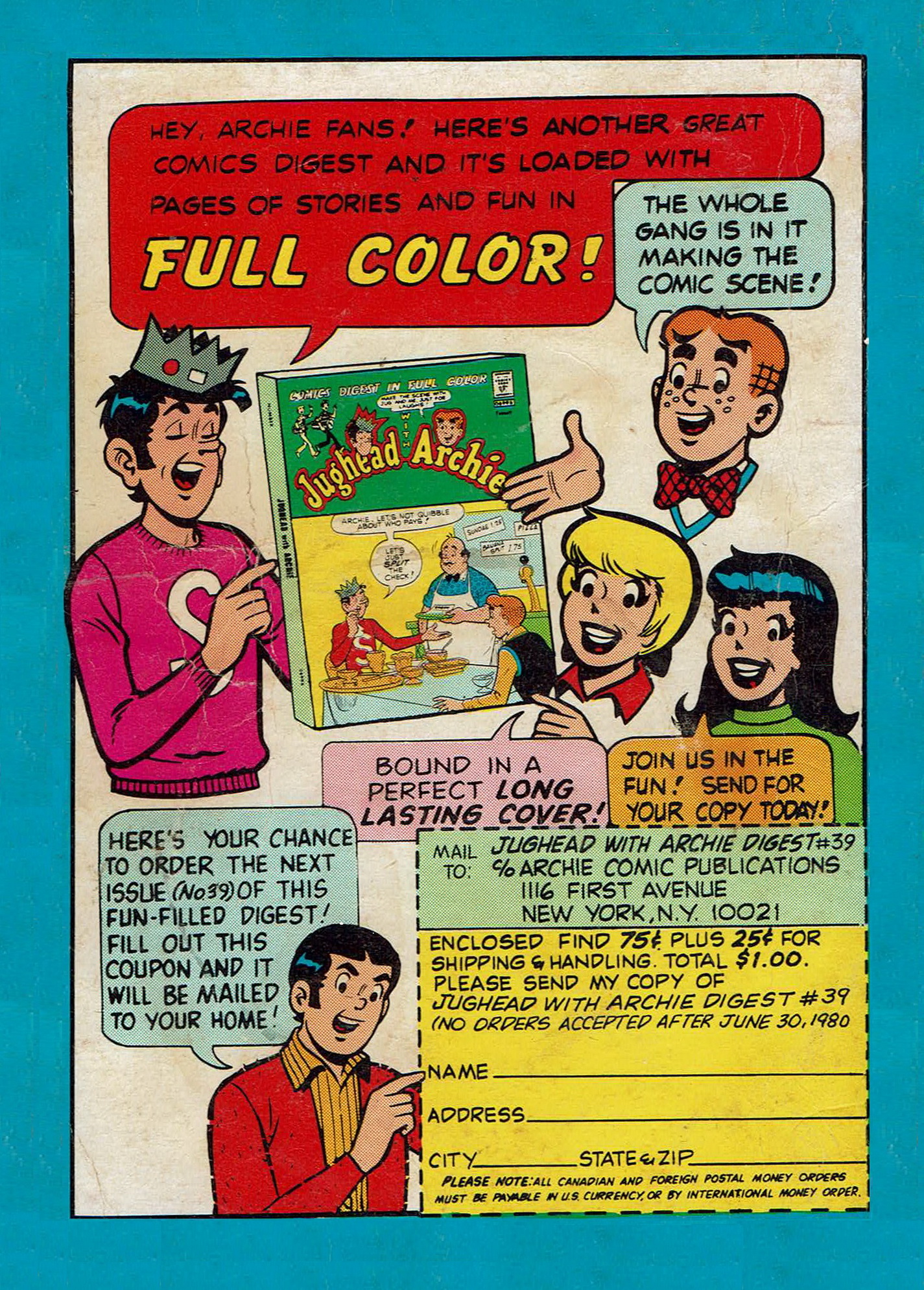 Read online Archie Digest Magazine comic -  Issue #42 - 131