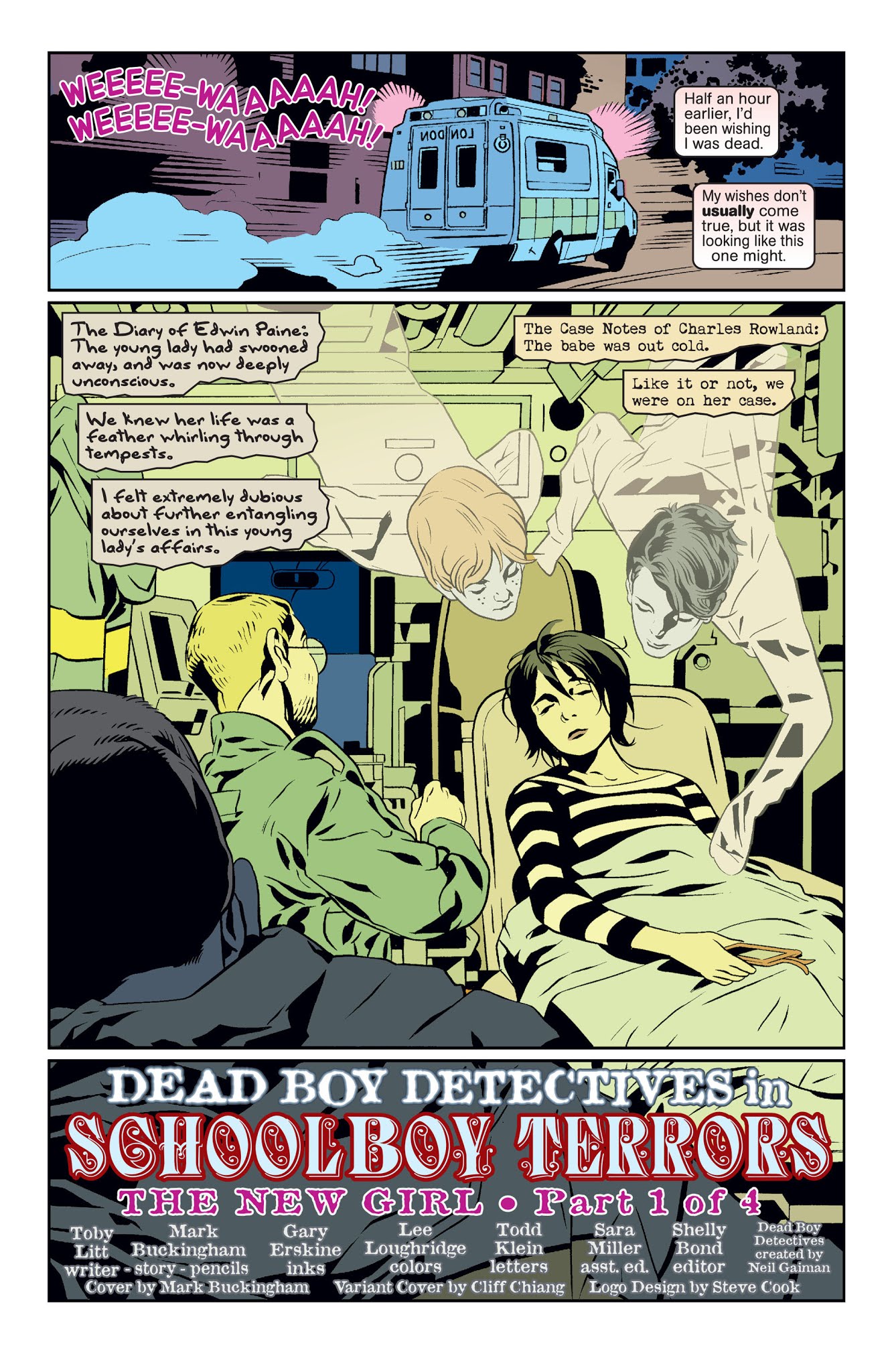 Read online Dead Boy Detectives comic -  Issue #1 - 2