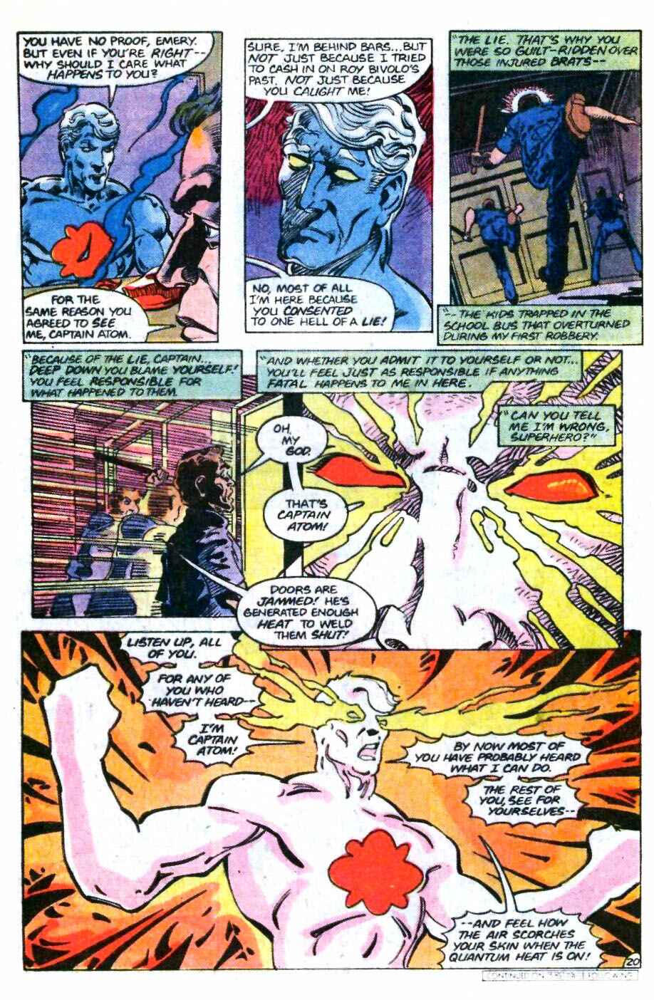 Read online Captain Atom (1987) comic -  Issue #6 - 21