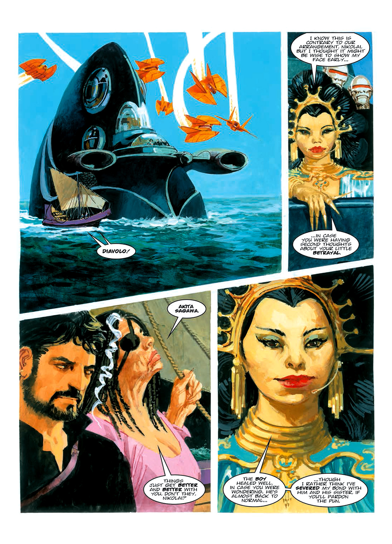 Read online Nikolai Dante comic -  Issue # TPB 7 - 84