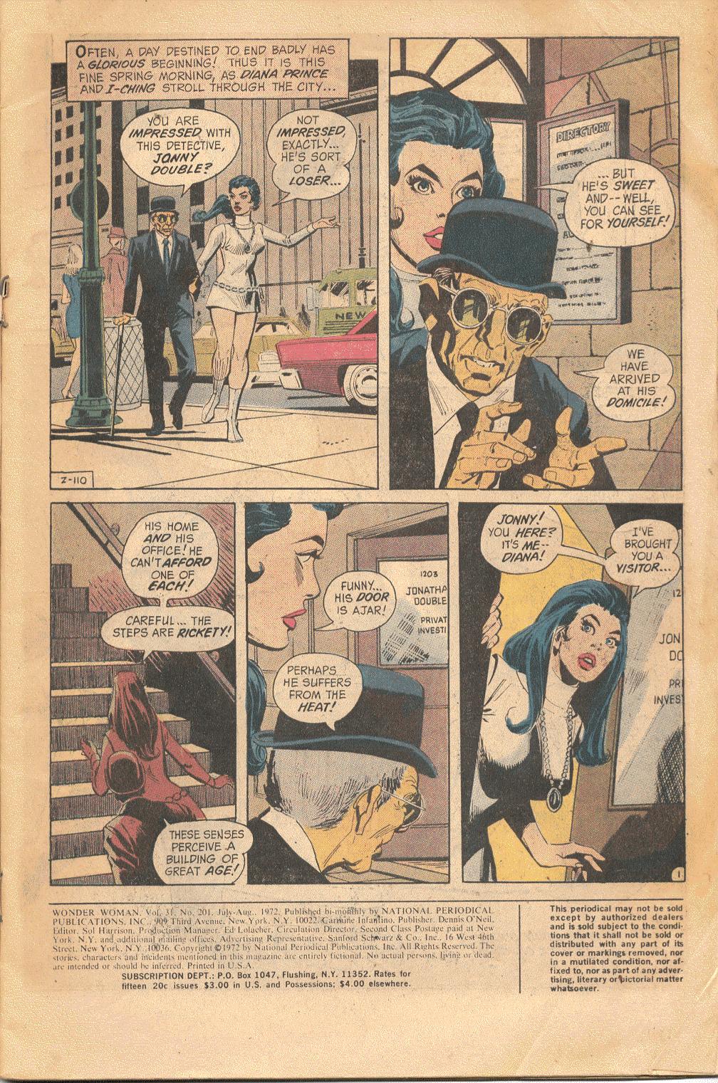 Read online Wonder Woman (1942) comic -  Issue #201 - 2