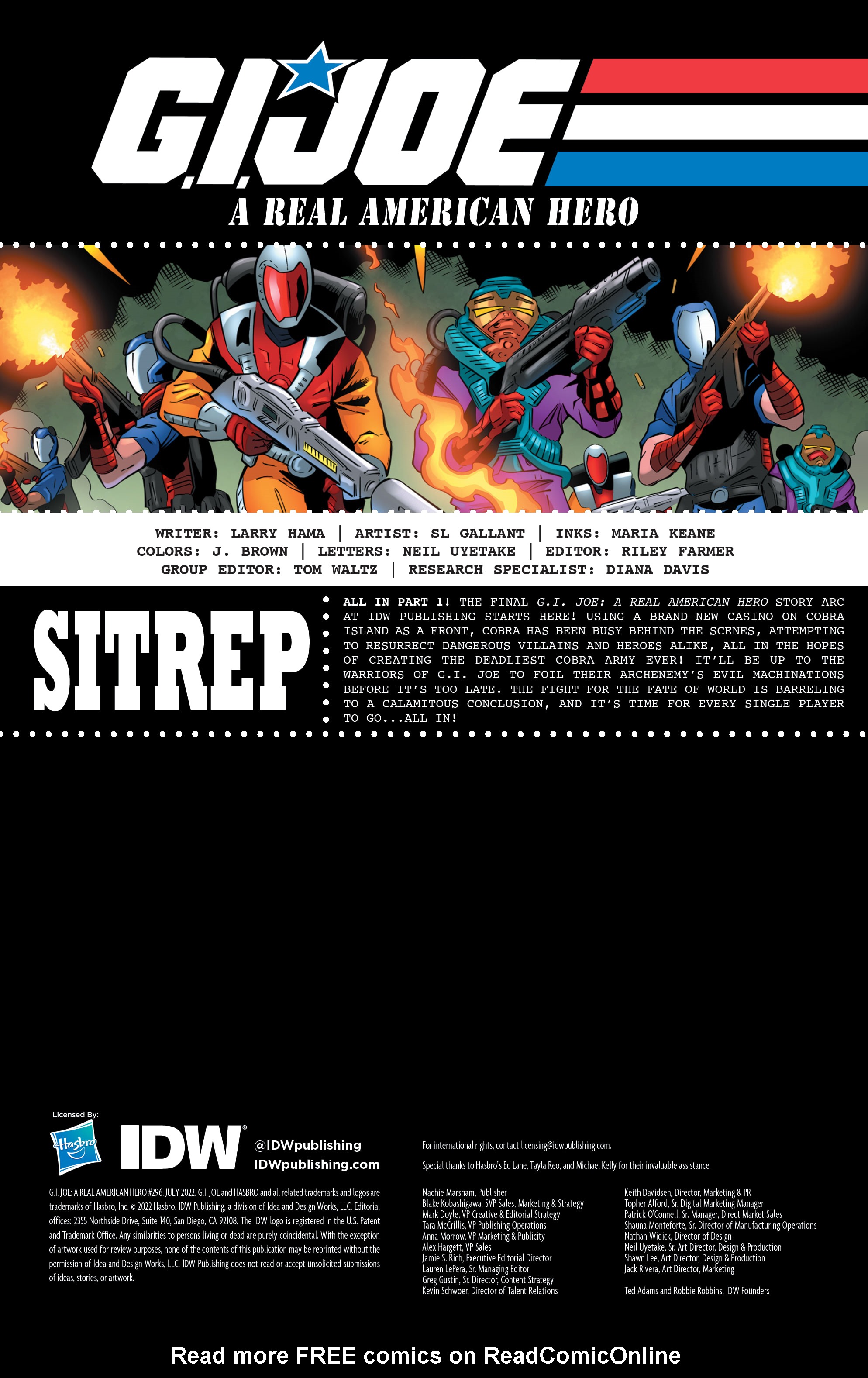 Read online G.I. Joe: A Real American Hero comic -  Issue #296 - 2