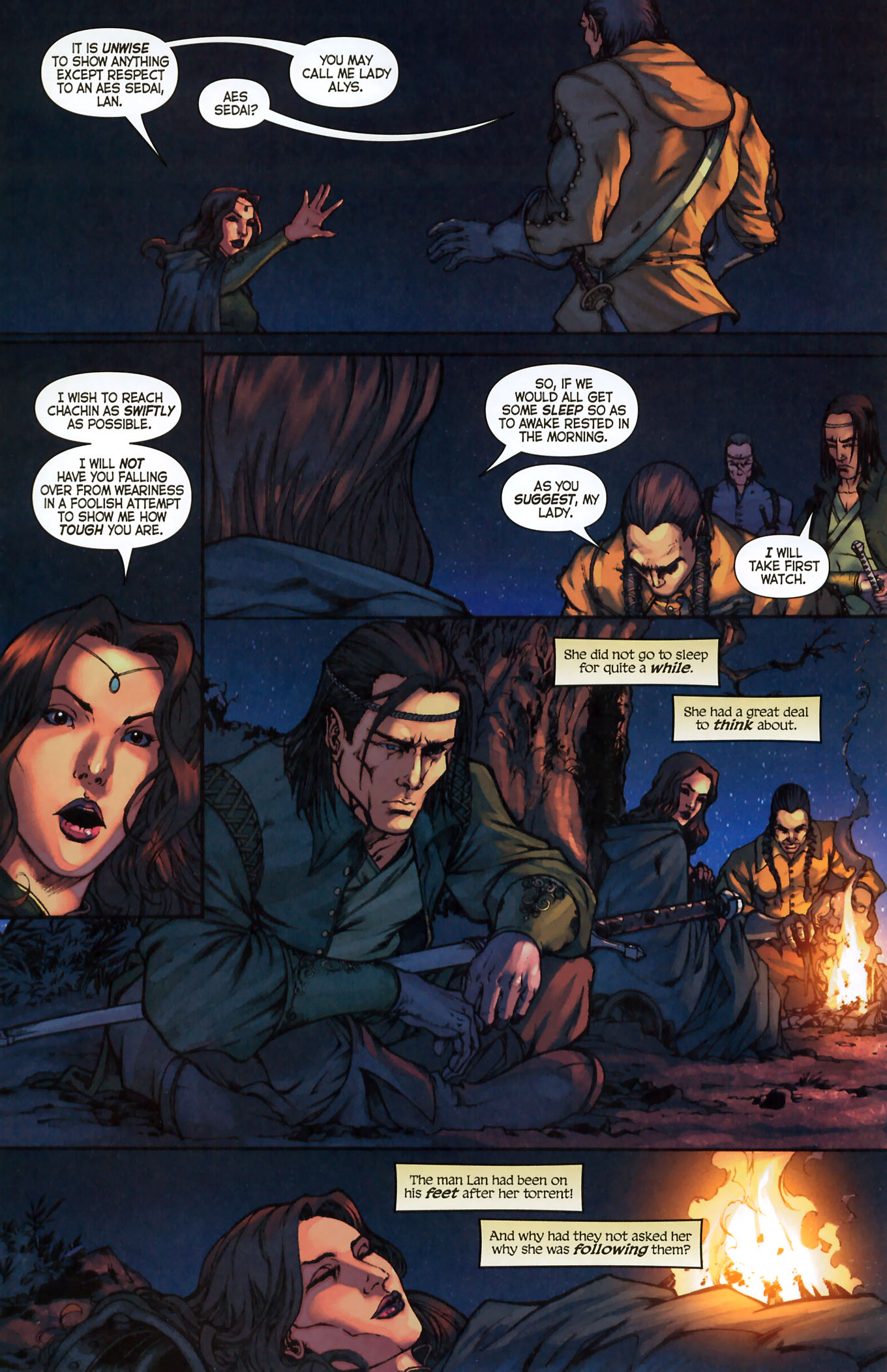 Read online Robert Jordan's The Wheel of Time: New Spring comic -  Issue #7 - 8