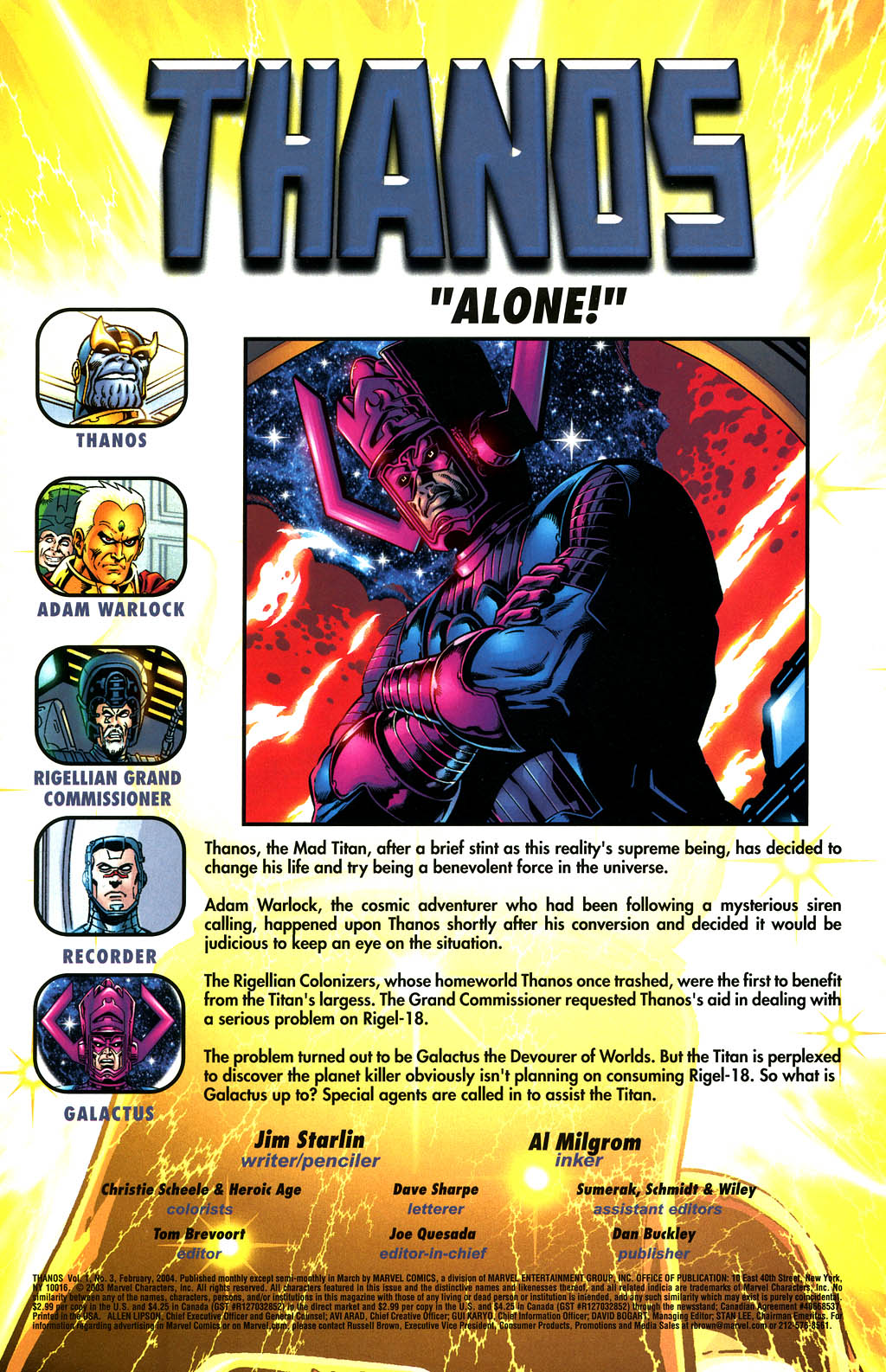 Read online Thanos (2003) comic -  Issue #3 - 2