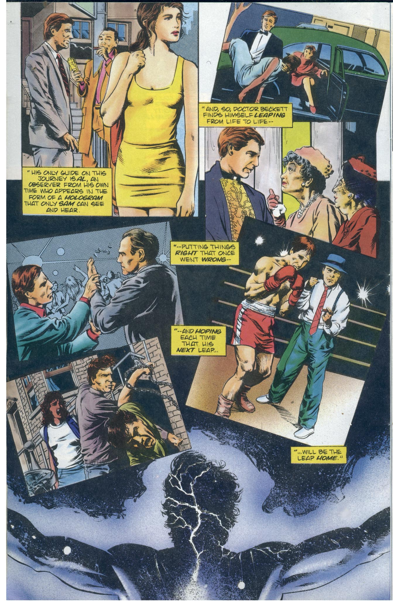 Read online Quantum Leap comic -  Issue #13 - 14