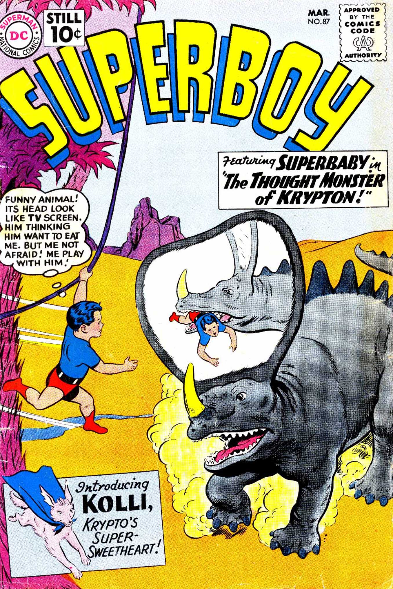 Read online Superboy (1949) comic -  Issue #87 - 1