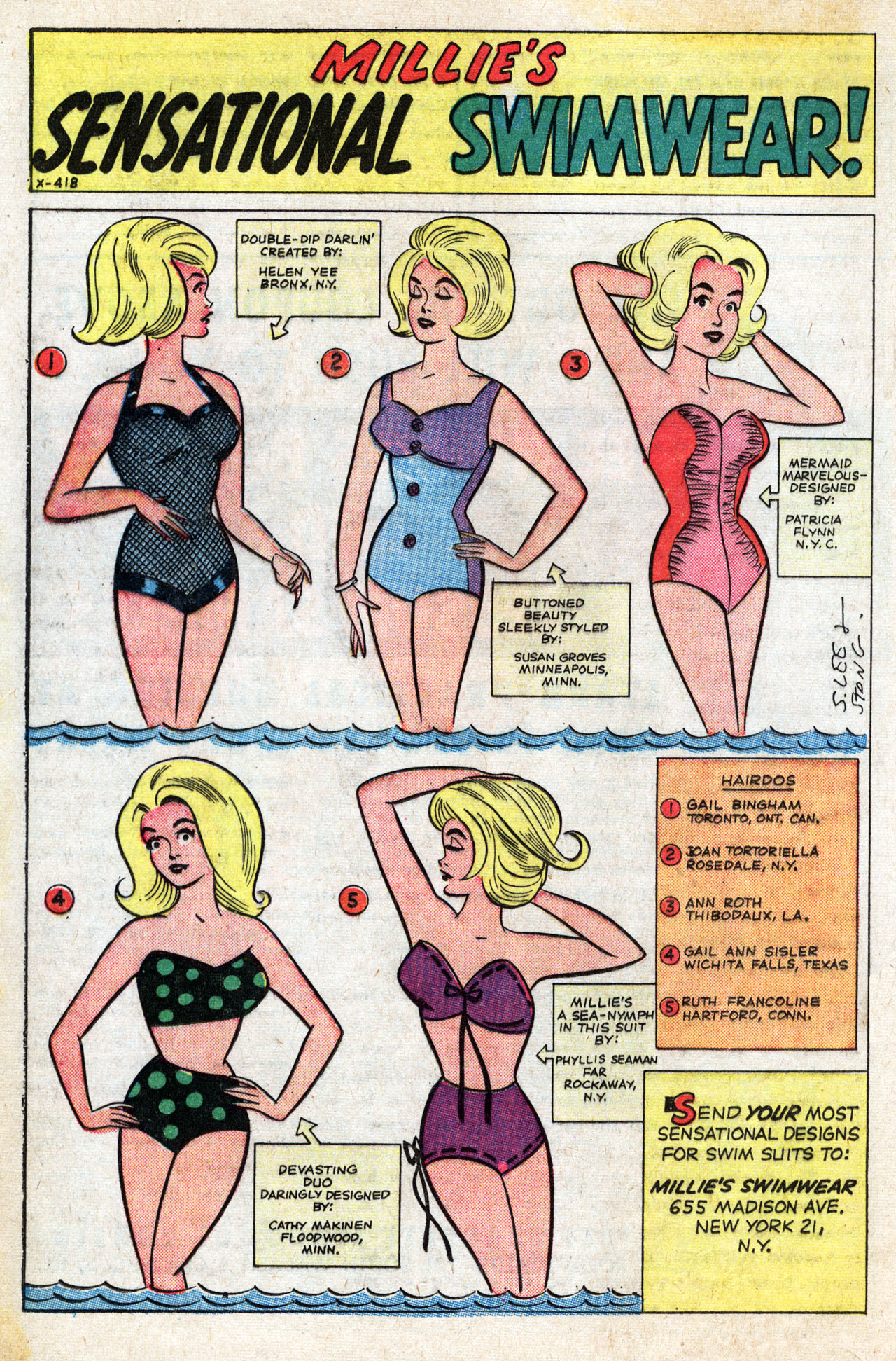 Read online Millie the Model comic -  Issue #117 - 16