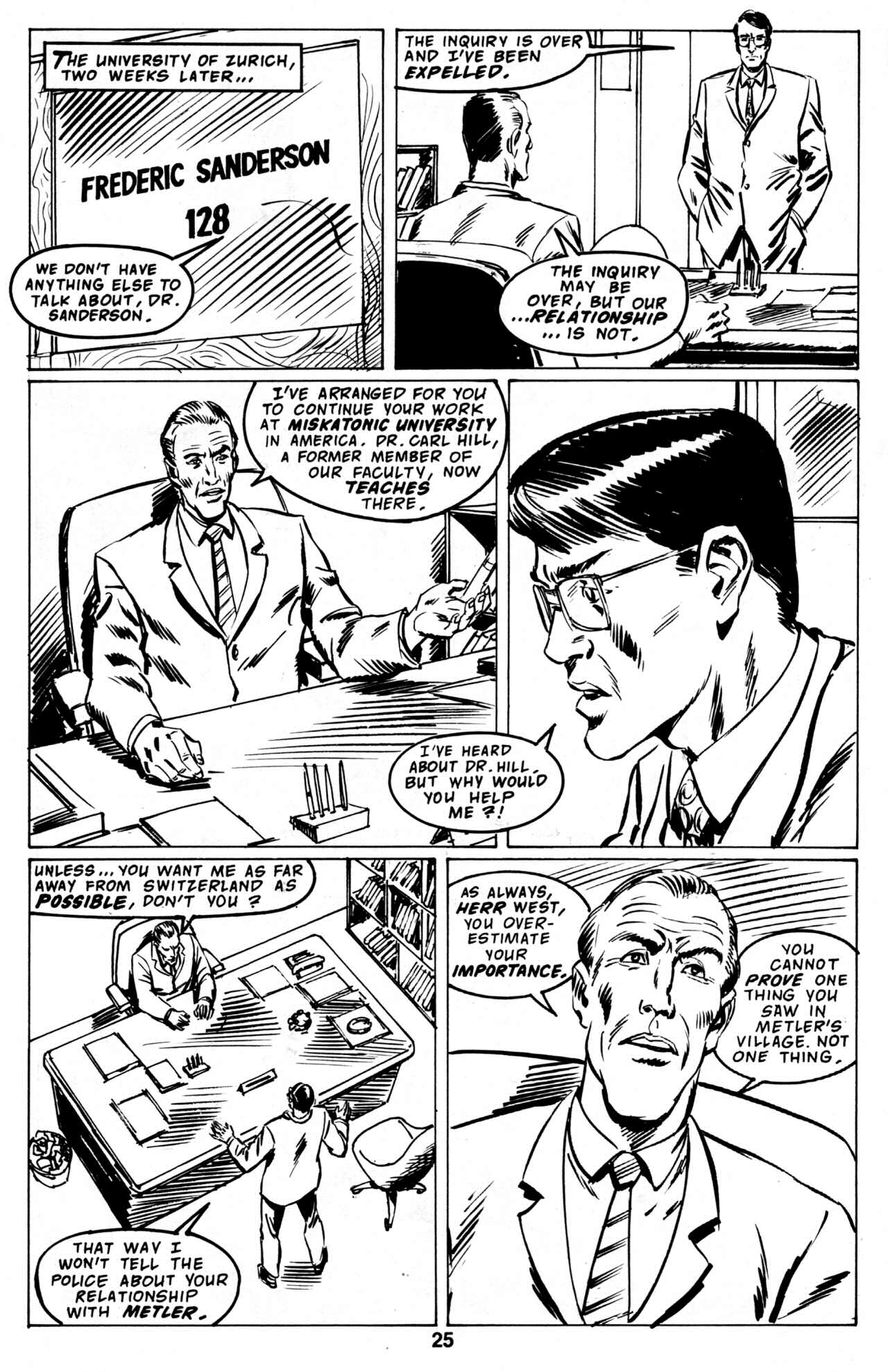 Read online Re-Animator: Dawn of the Re-animator comic -  Issue #4 - 27