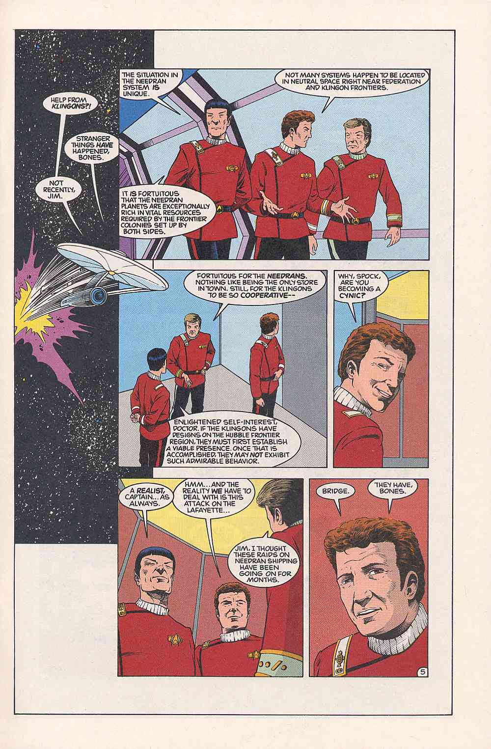 Read online Star Trek (1989) comic -  Issue #17 - 5
