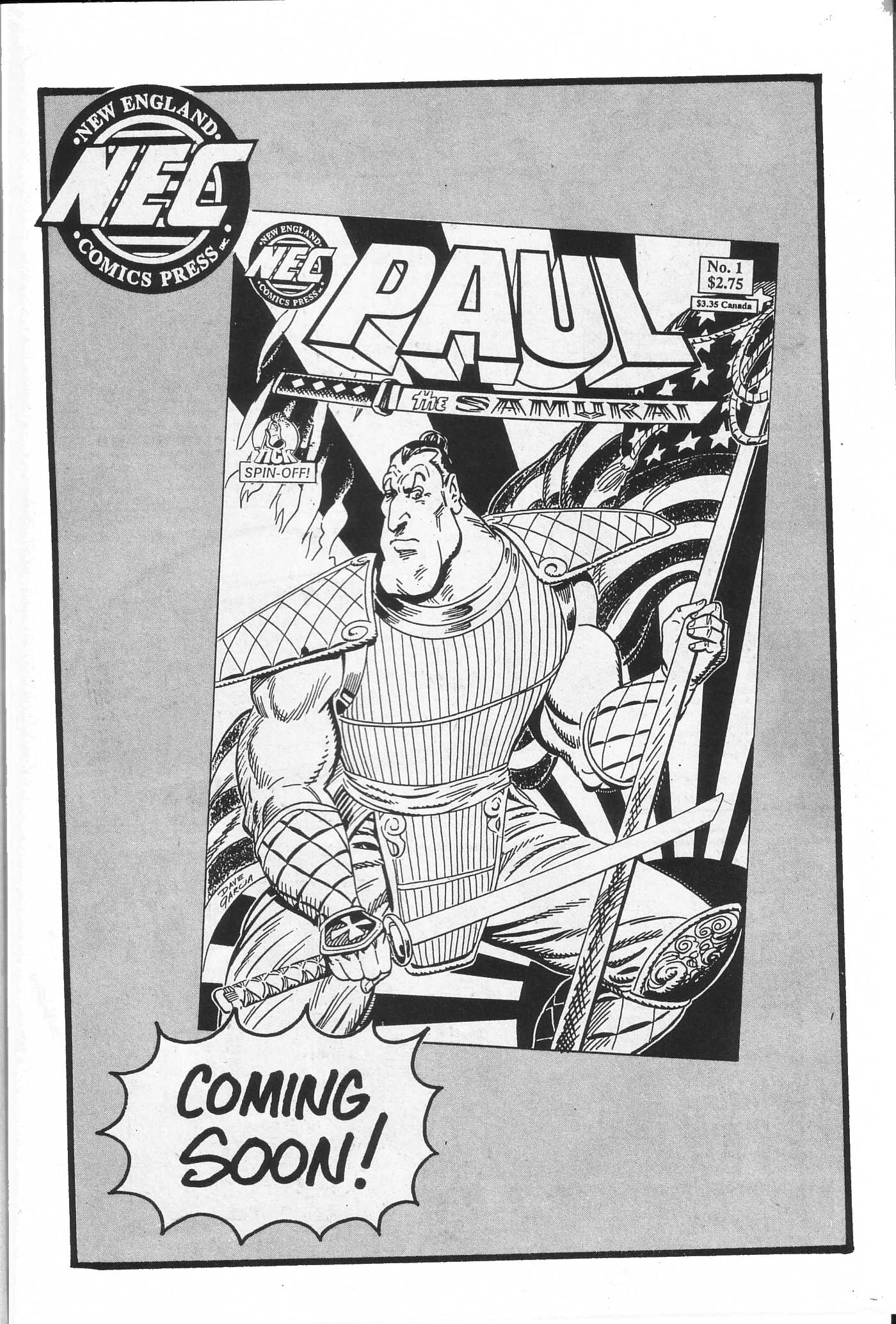 Read online Paul the Samurai (1991) comic -  Issue # TPB - 97