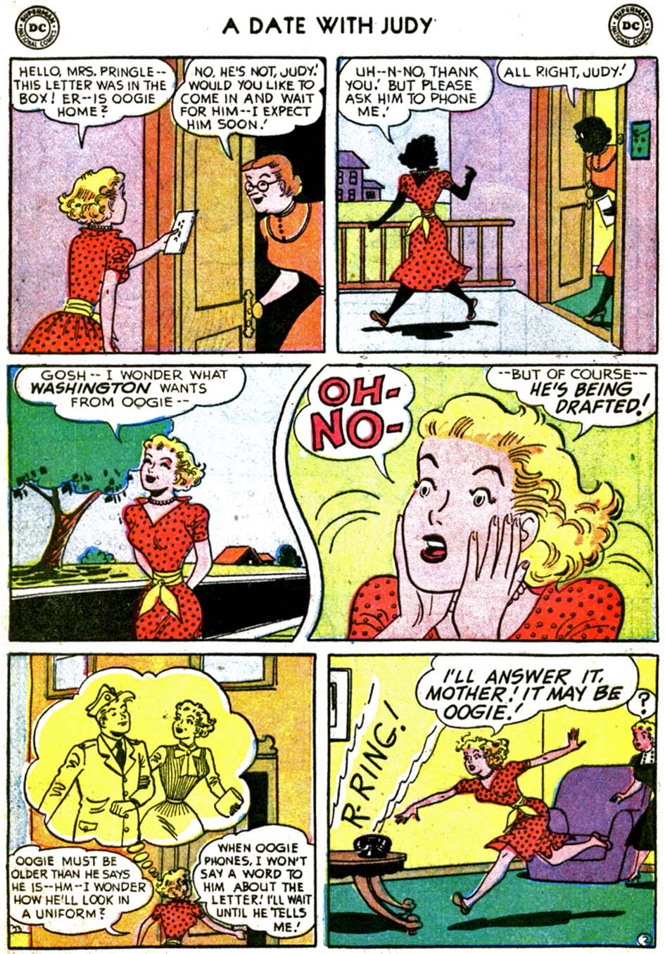 Read online A Date with Judy comic -  Issue #32 - 4