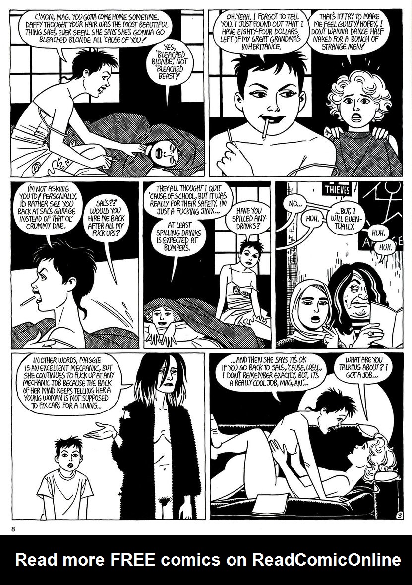 Read online Love and Rockets (1982) comic -  Issue #46 - 10