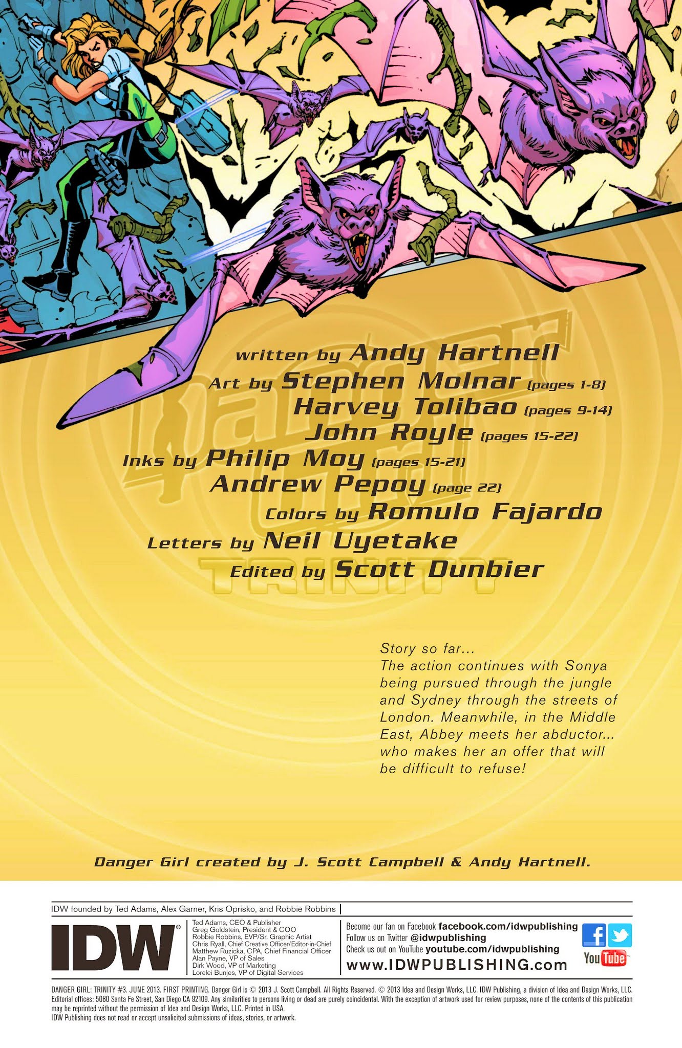 Read online Danger Girl: Trinity comic -  Issue #3 - 2