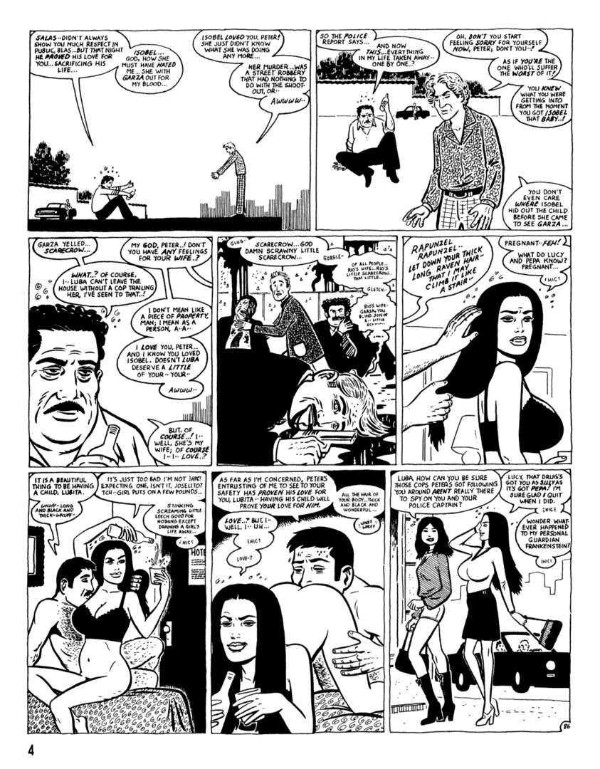 Read online Love and Rockets (1982) comic -  Issue #36 - 6