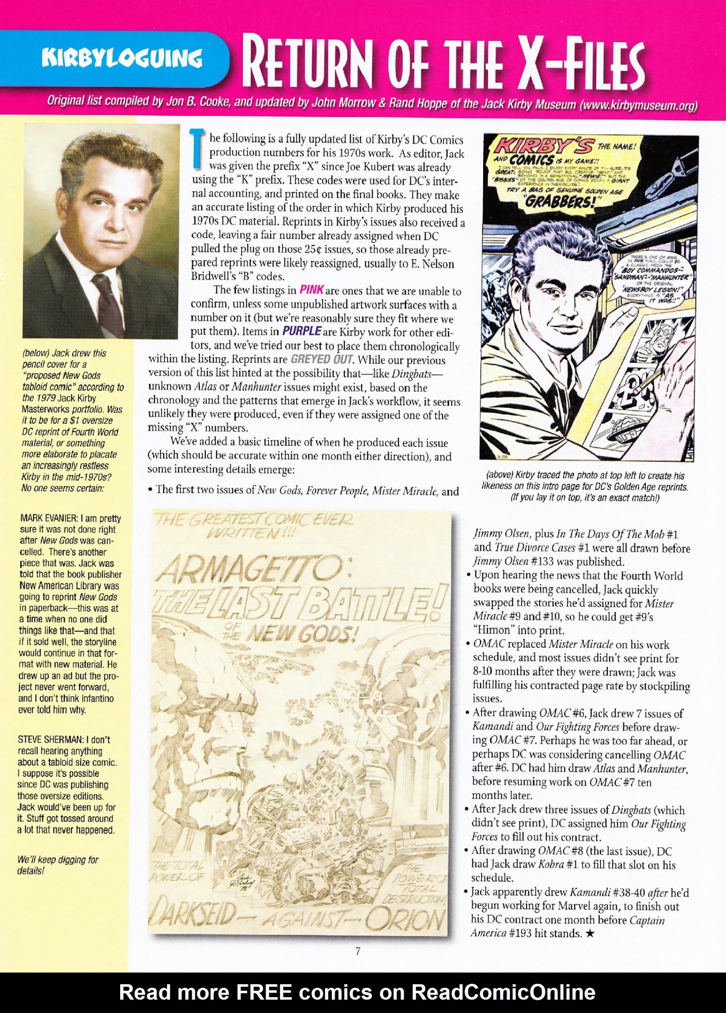 Read online The Jack Kirby Collector comic -  Issue #62 - 9