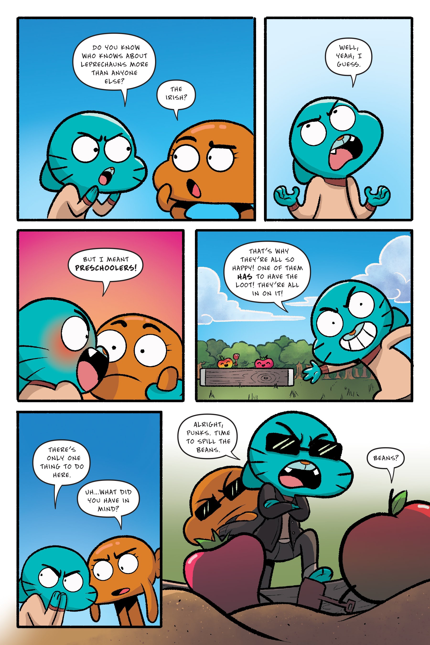 Read online The Amazing World of Gumball: The Storm comic -  Issue # TPB - 132