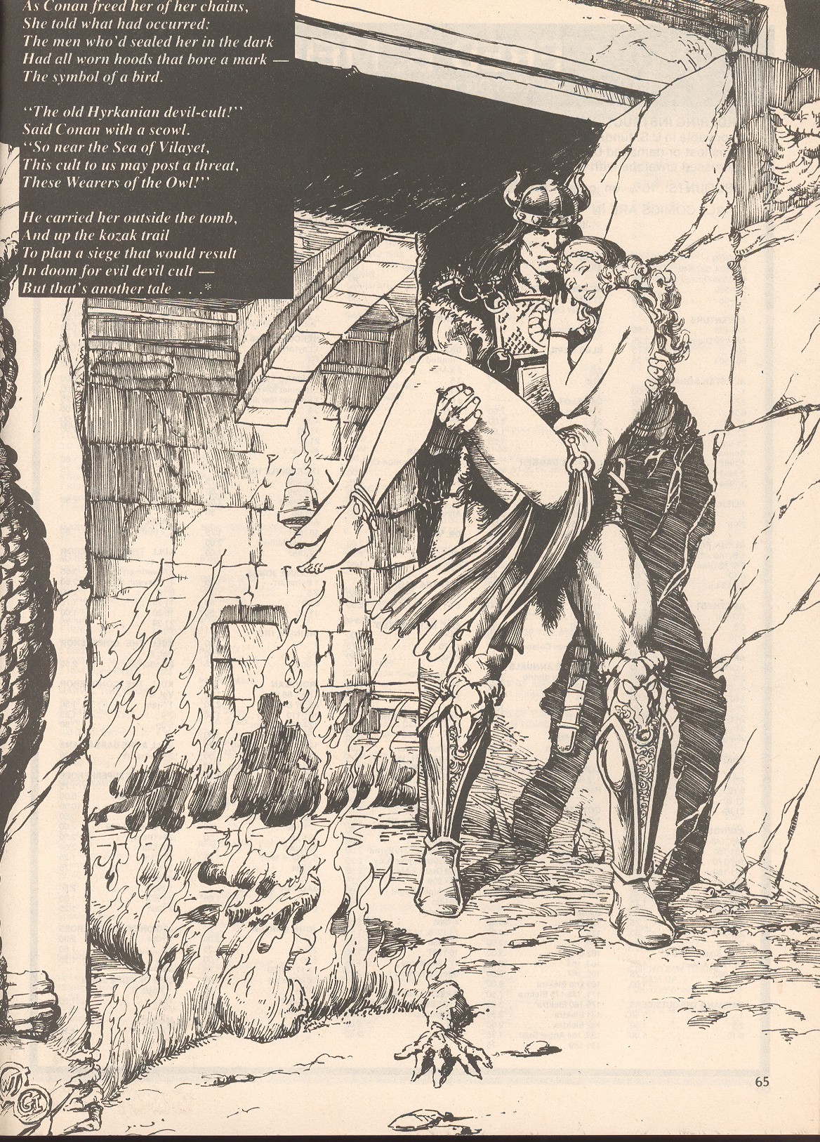Read online The Savage Sword Of Conan comic -  Issue #105 - 65