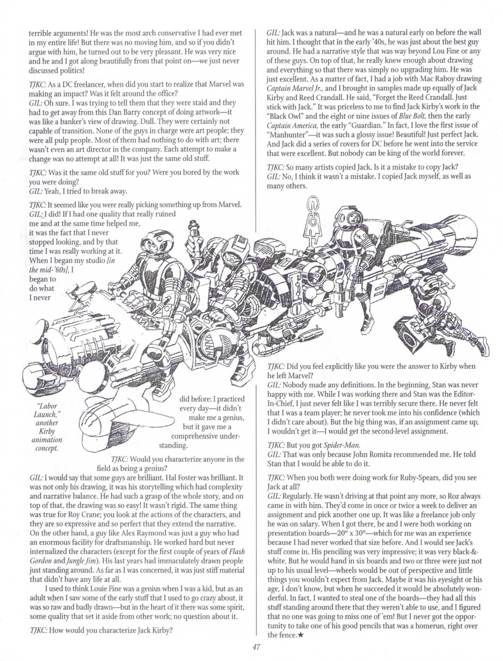 Read online The Jack Kirby Collector comic -  Issue #21 - 46