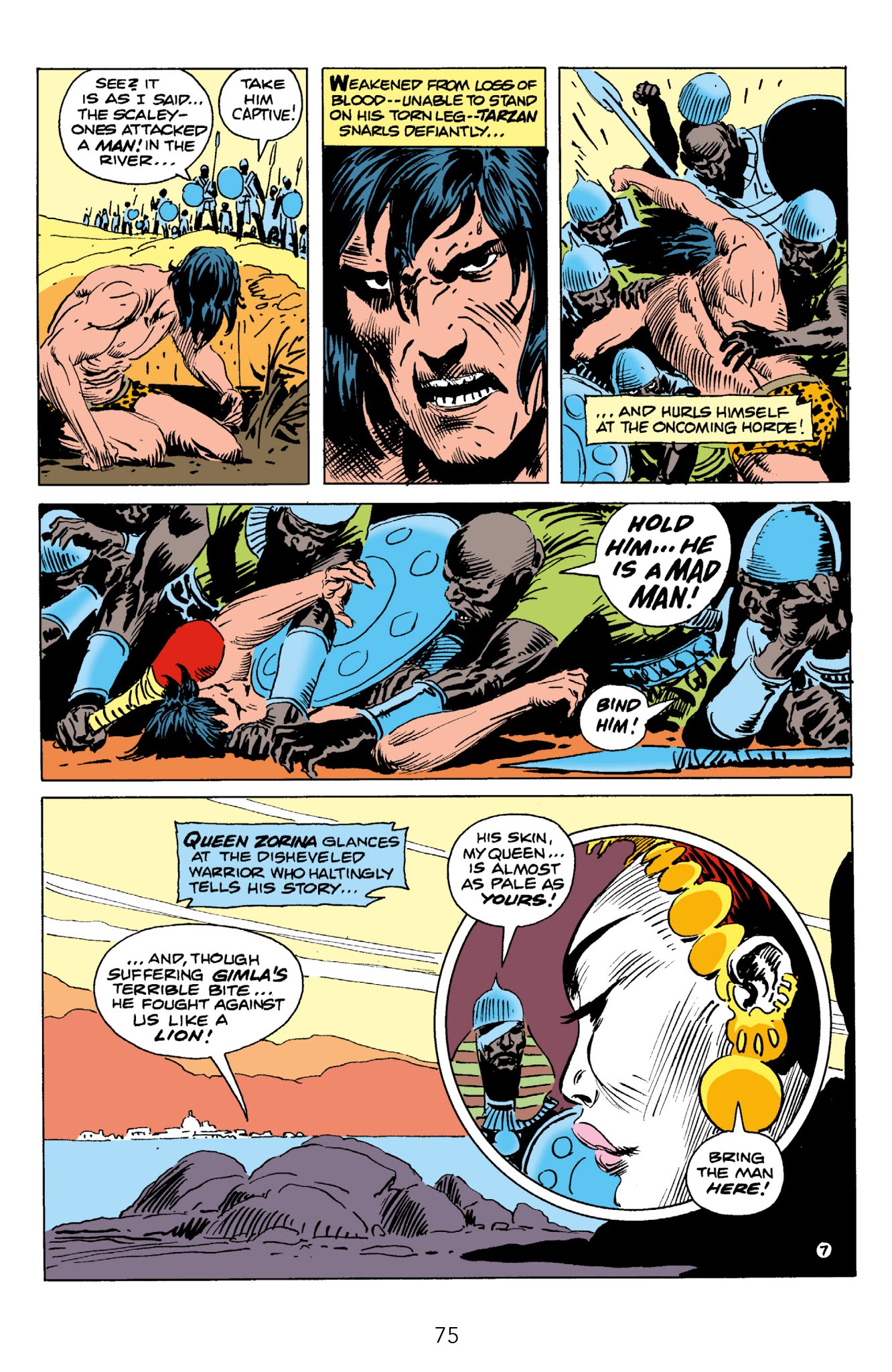 Read online Edgar Rice Burroughs' Tarzan The Joe Kubert Years comic -  Issue # TPB 3 (Part 1) - 76