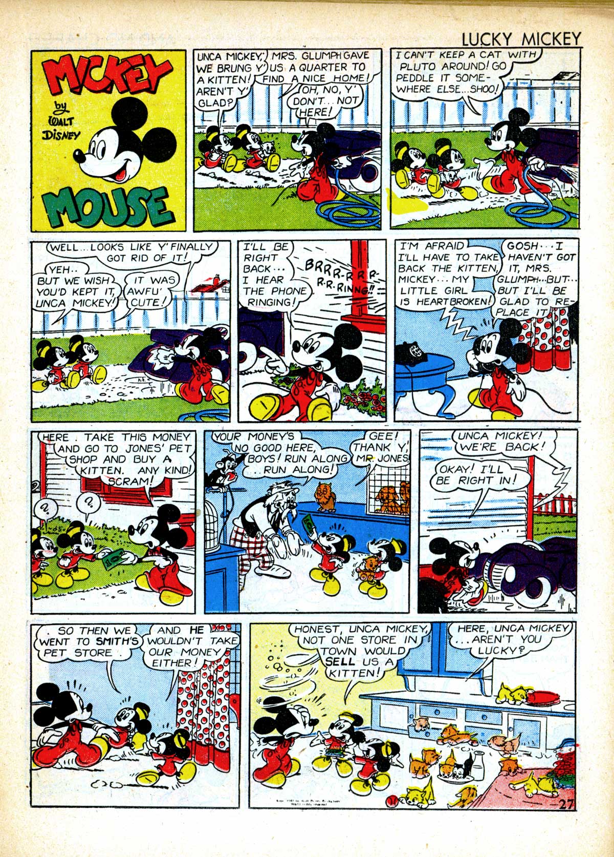 Read online Walt Disney's Comics and Stories comic -  Issue #32 - 29