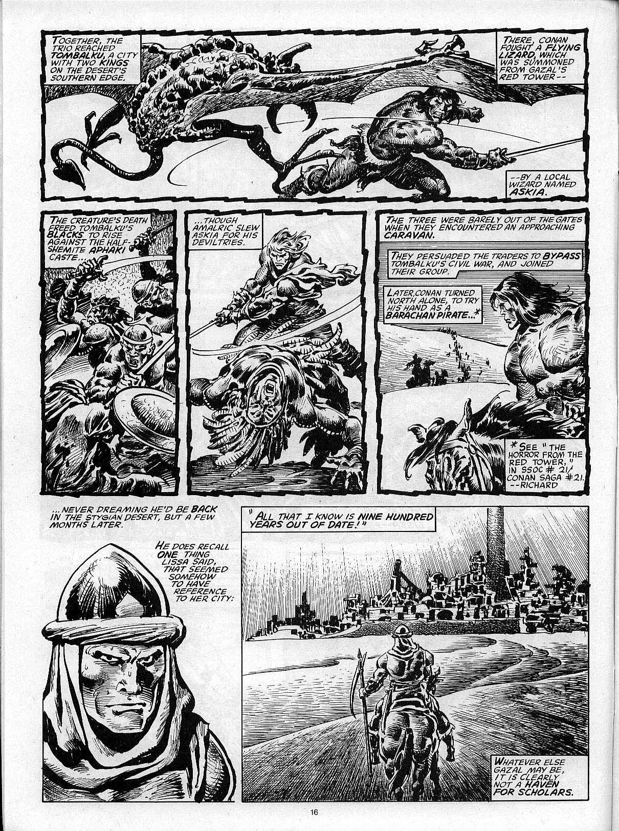 Read online The Savage Sword Of Conan comic -  Issue #204 - 18