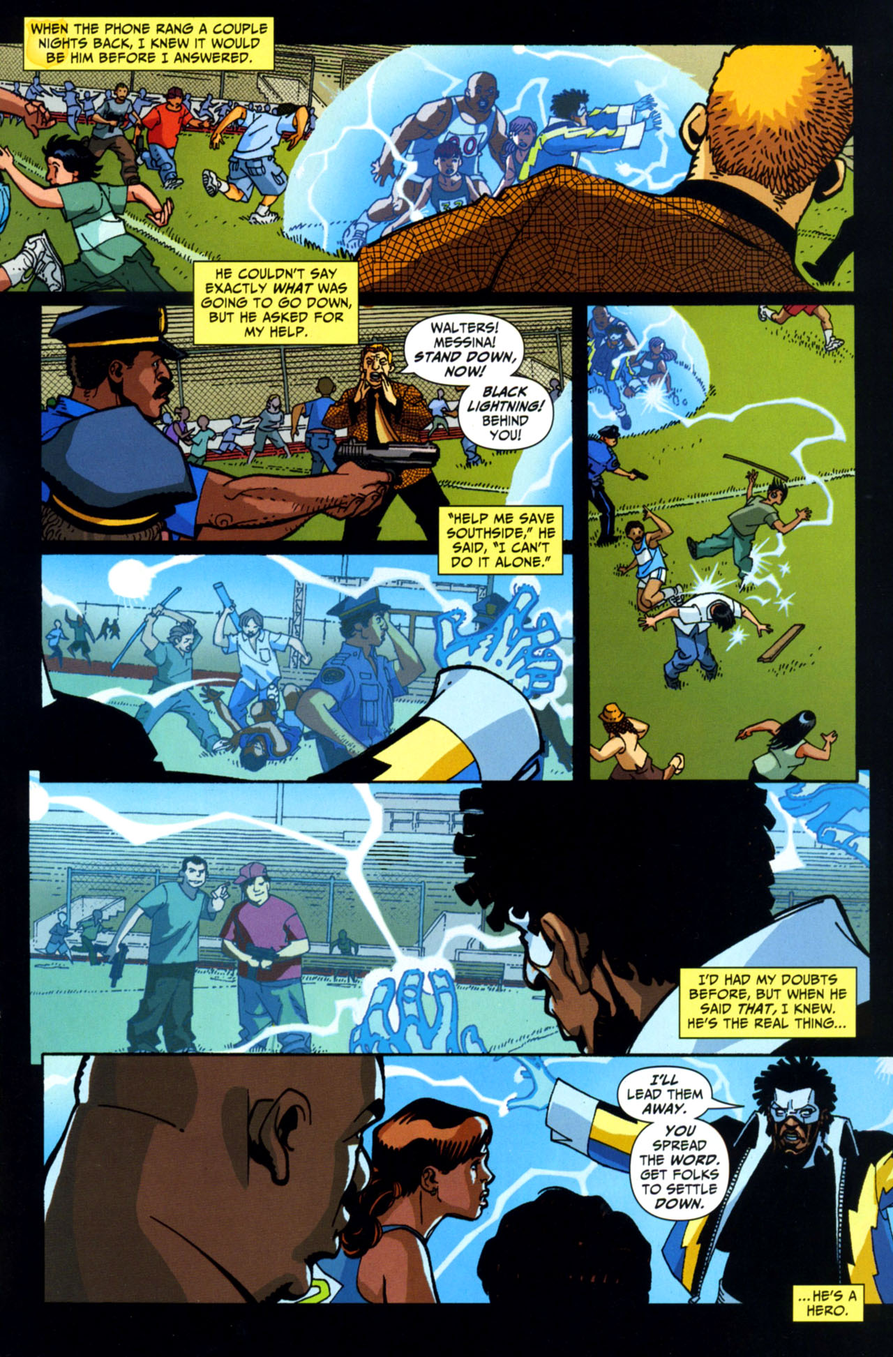 Read online Black Lightning: Year One comic -  Issue #5 - 17