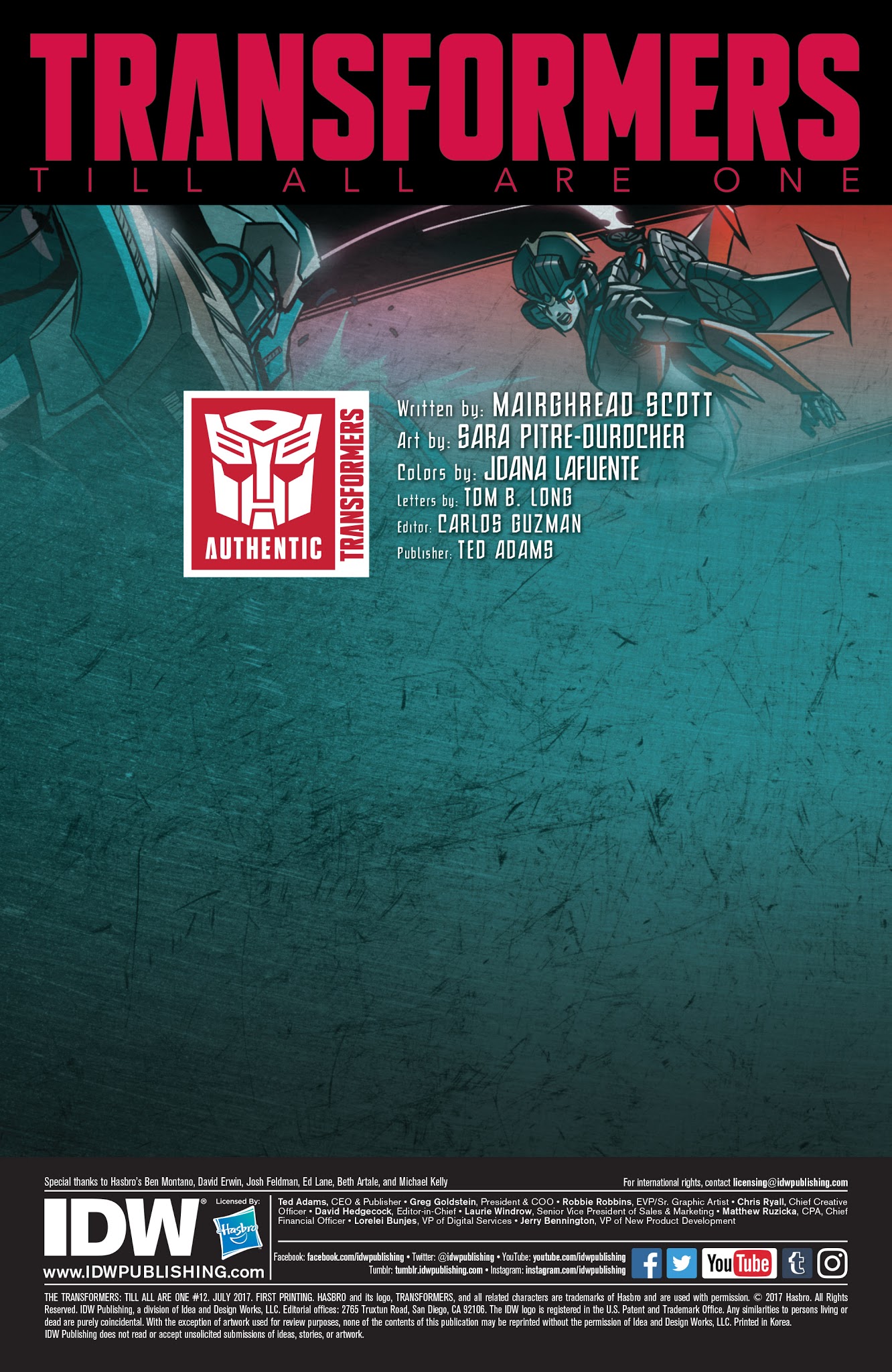 Read online Transformers: Till All Are One comic -  Issue #12 - 2