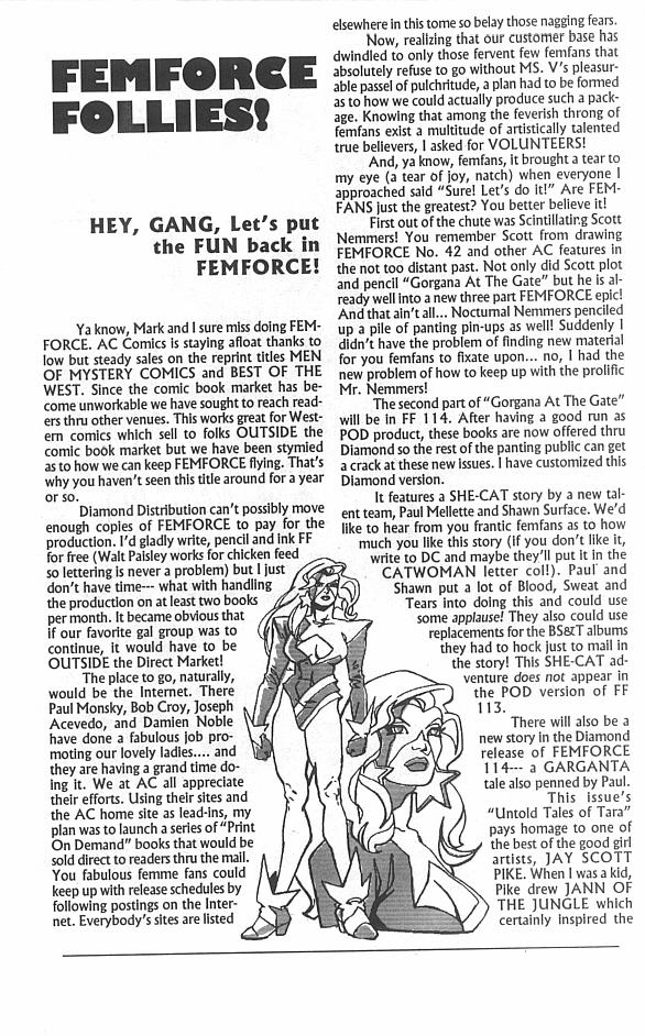 Read online Femforce comic -  Issue #113 - 41