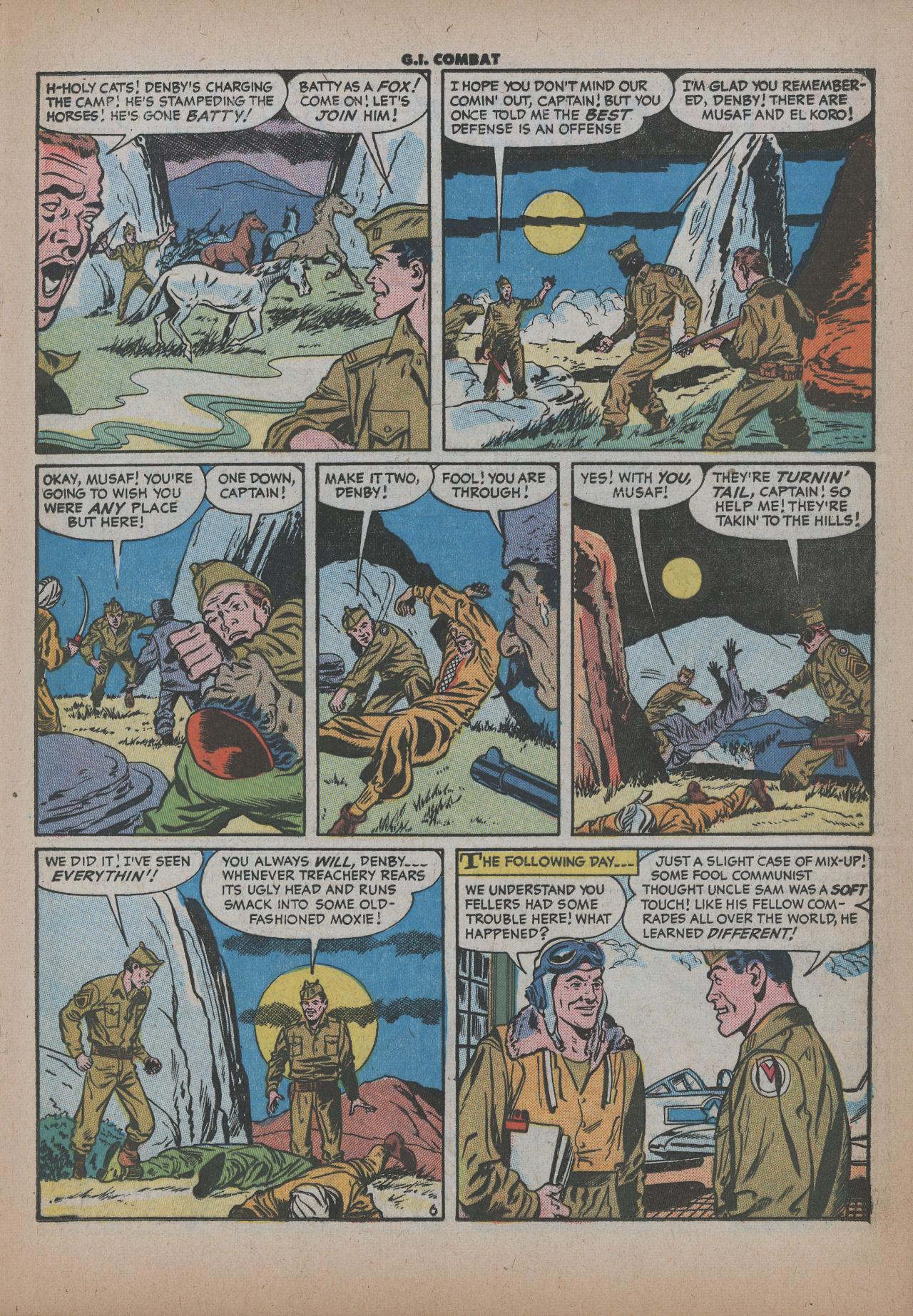 Read online G.I. Combat (1952) comic -  Issue #37 - 17