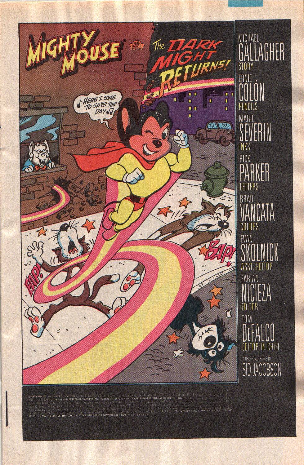 Mighty Mouse (1990) Issue #1 #1 - English 3