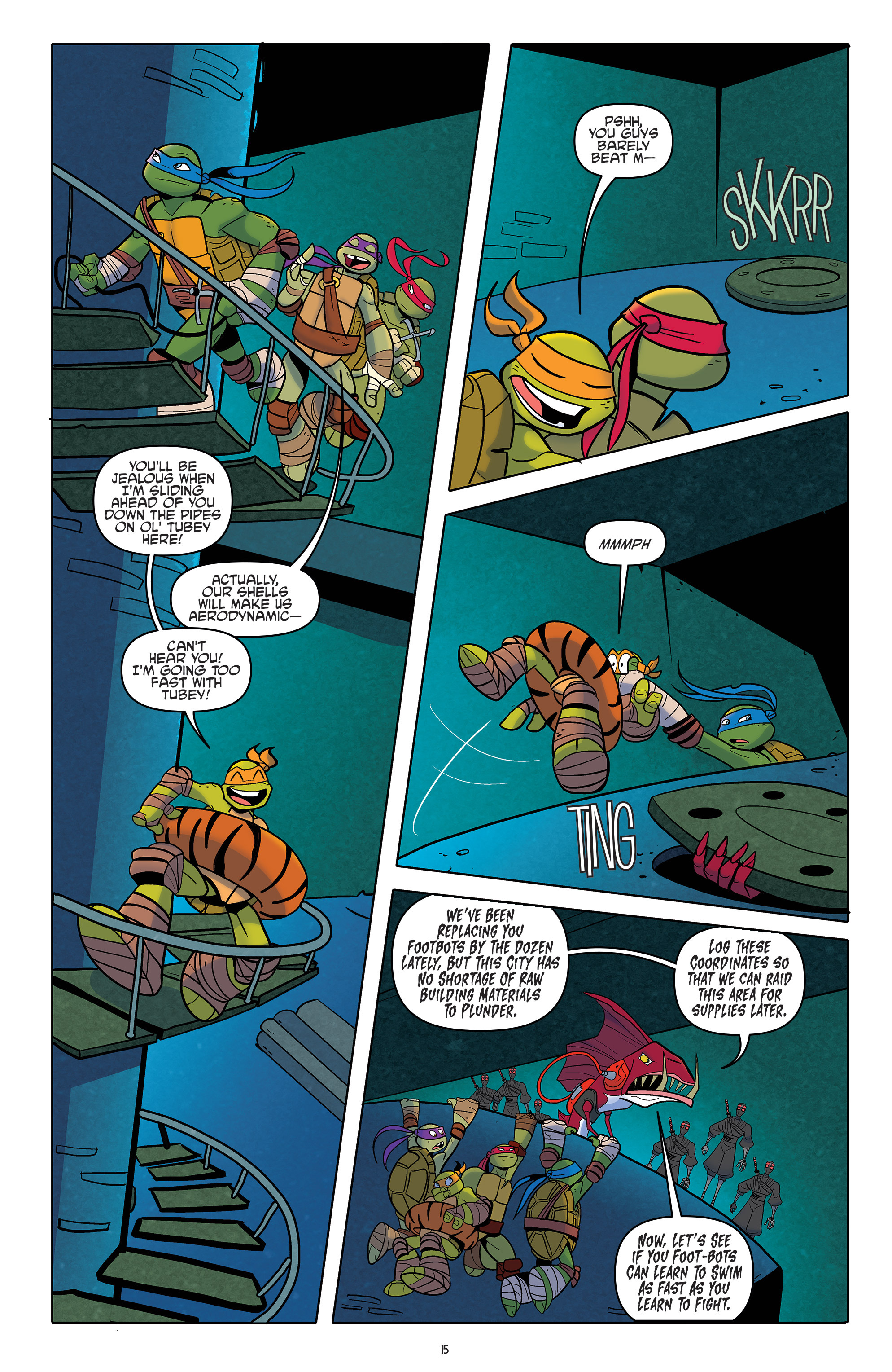 Read online Teenage Mutant Ninja Turtles New Animated Adventures comic -  Issue #19 - 17
