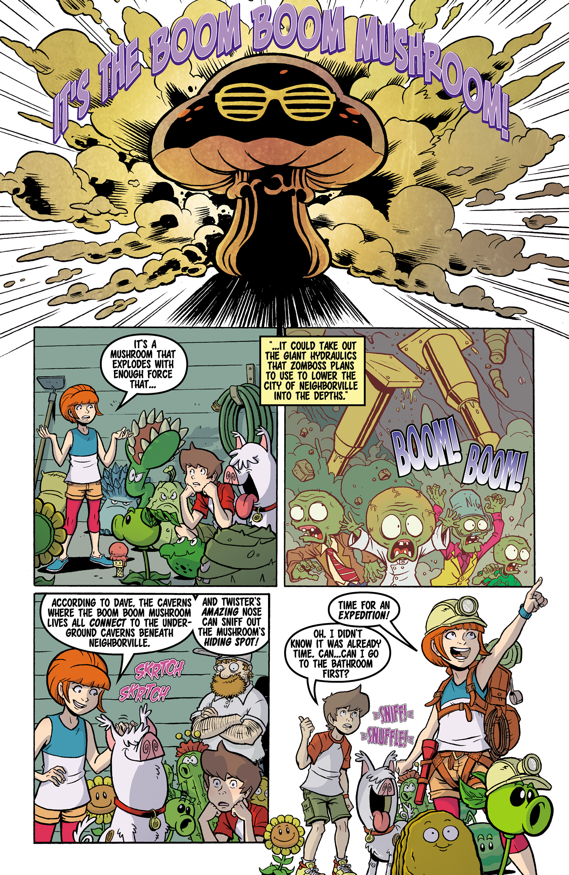 Read online Plants vs. Zombies: Boom Boom Mushroom comic -  Issue #10 - 18