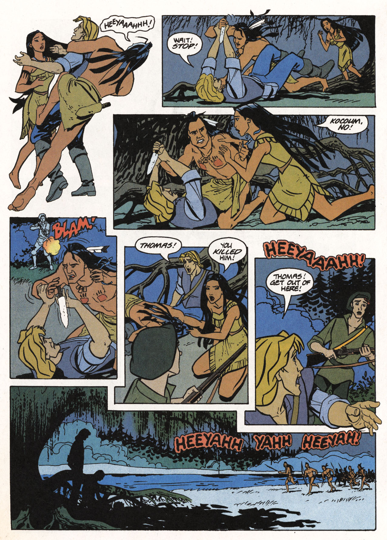 Read online Disney's Pocahontas comic -  Issue #2 - 19