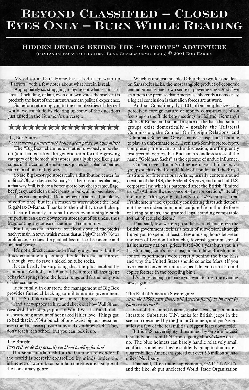 Read online Lone Gunmen comic -  Issue # Full - 27