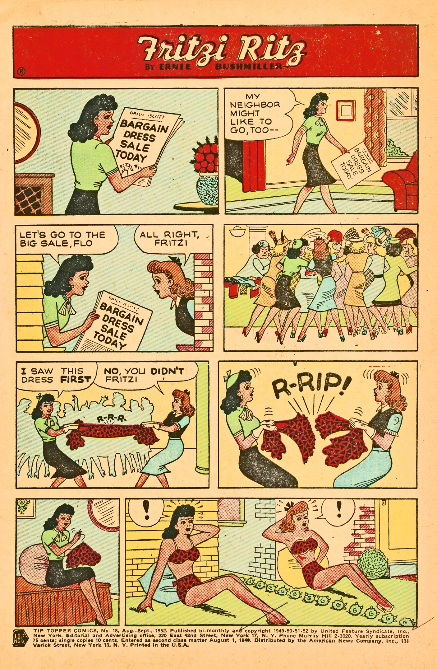 Read online Tip Topper Comics comic -  Issue #18 - 3