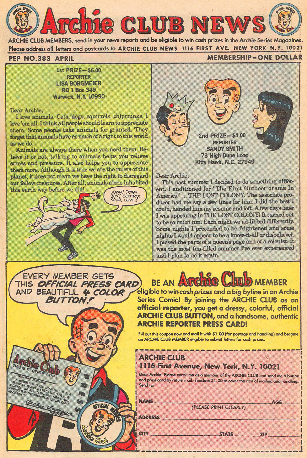 Read online Pep Comics comic -  Issue #383 - 27
