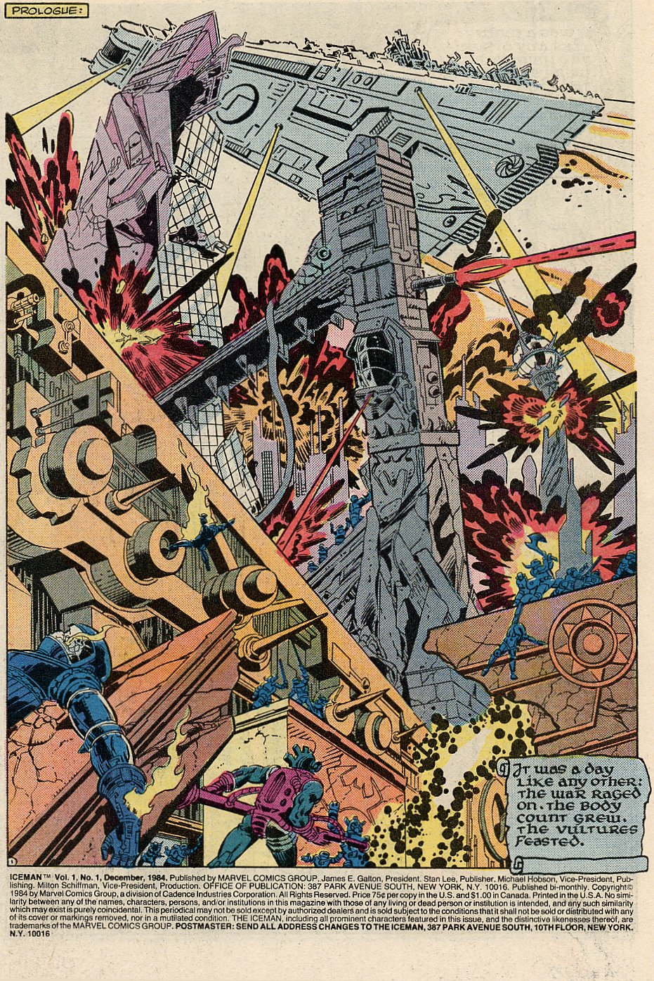 Read online Iceman (1984) comic -  Issue #1 - 2