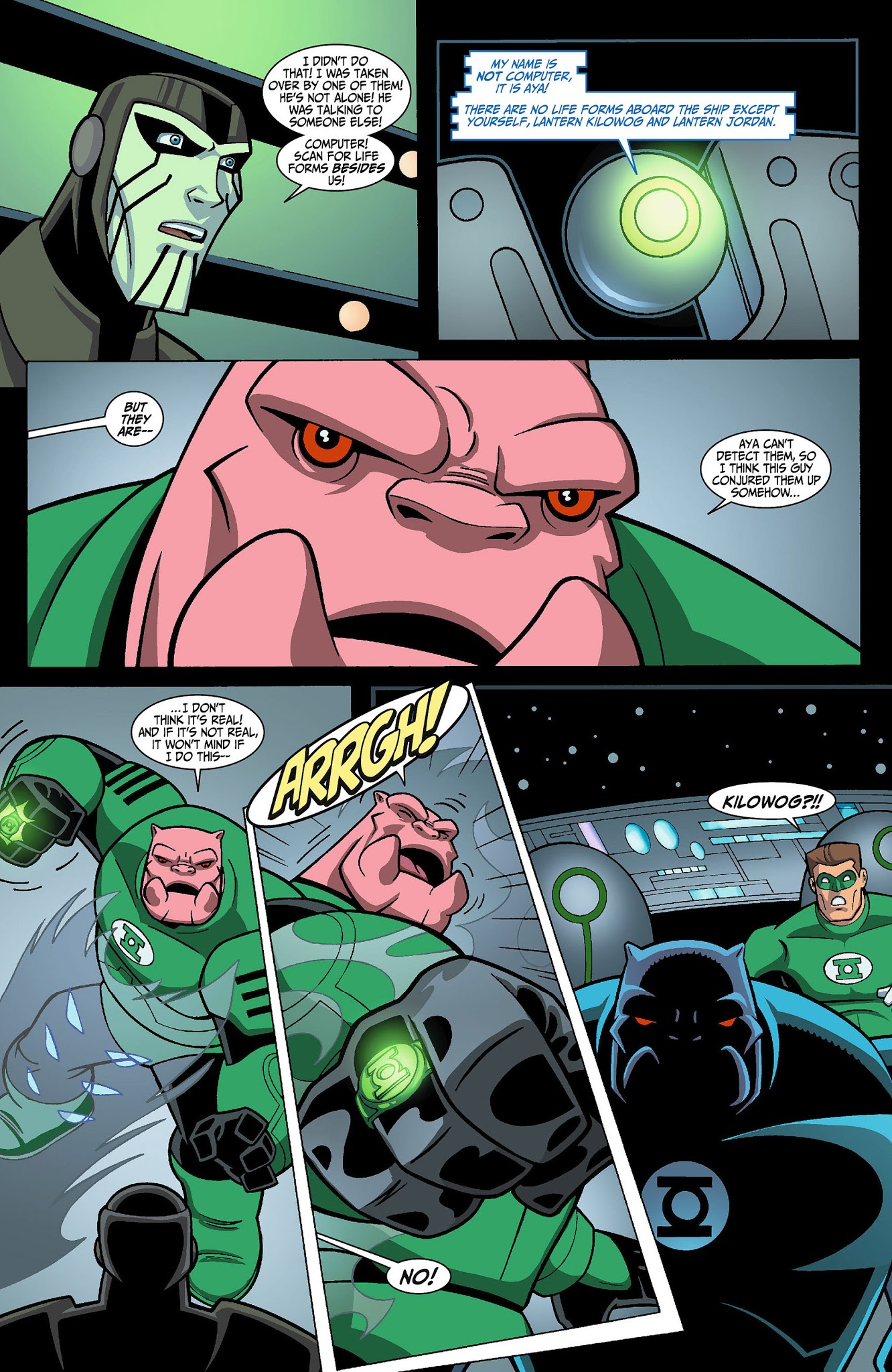 Read online Green Lantern: The Animated Series comic -  Issue #1 - 7
