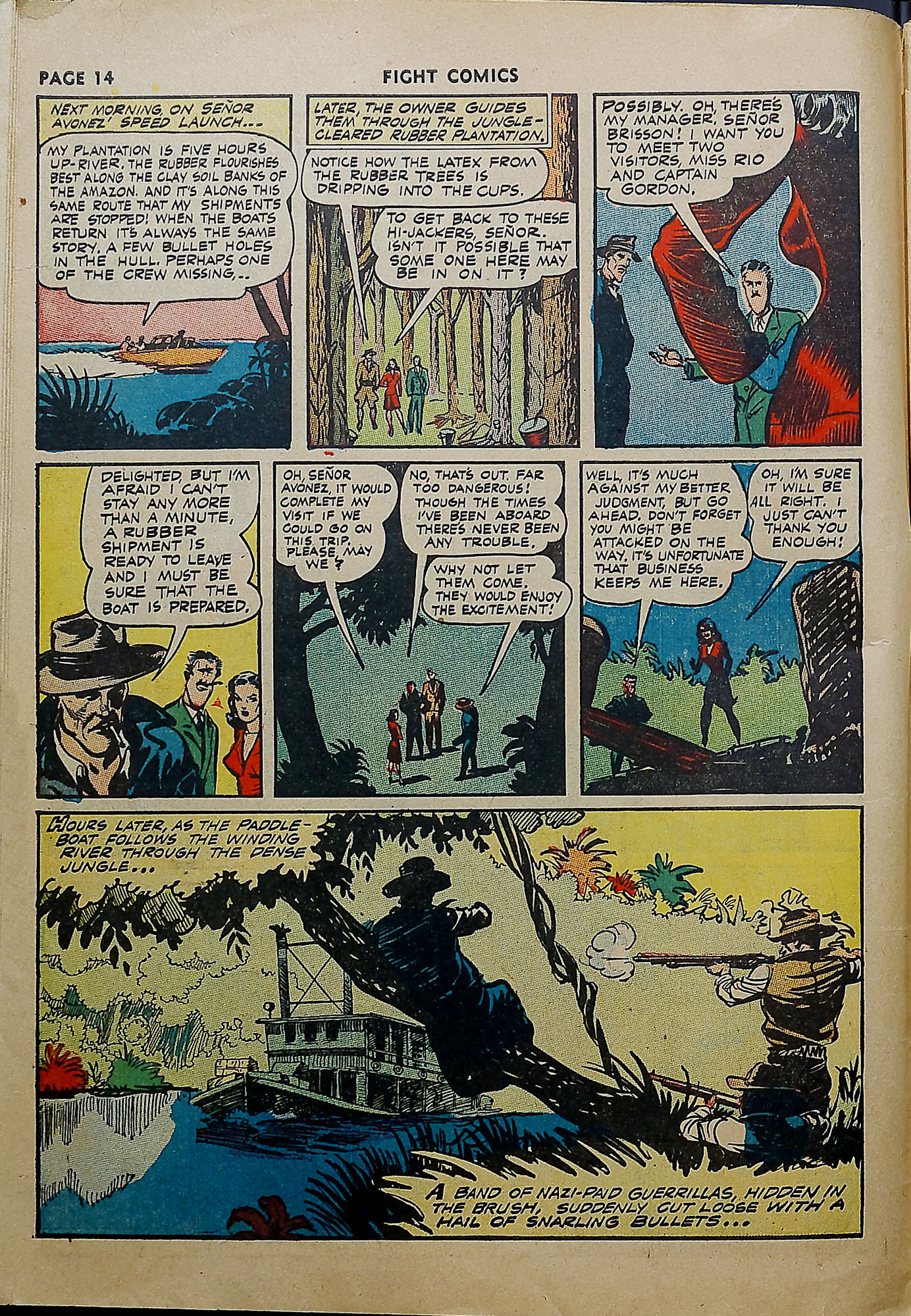 Read online Fight Comics comic -  Issue #25 - 16